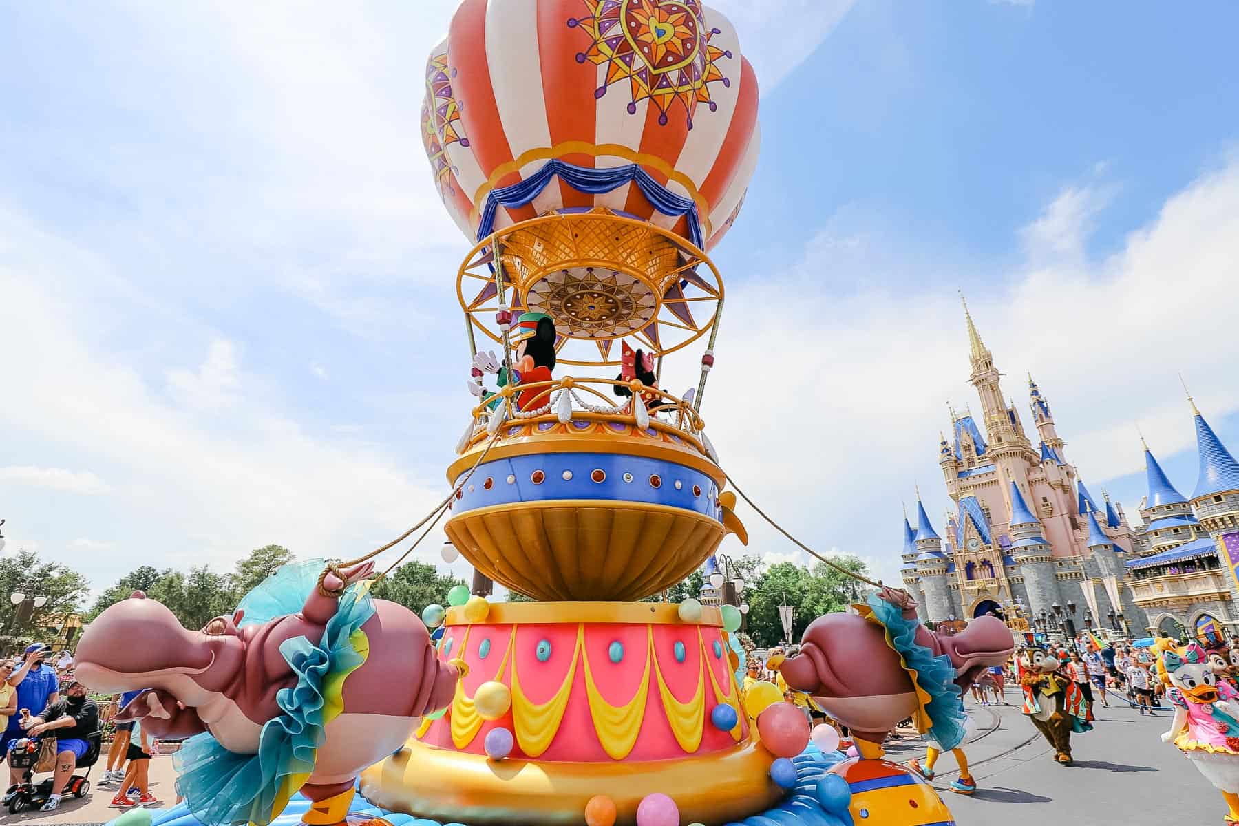 Mickey's Airship in the Festival of Fantasy Parade.