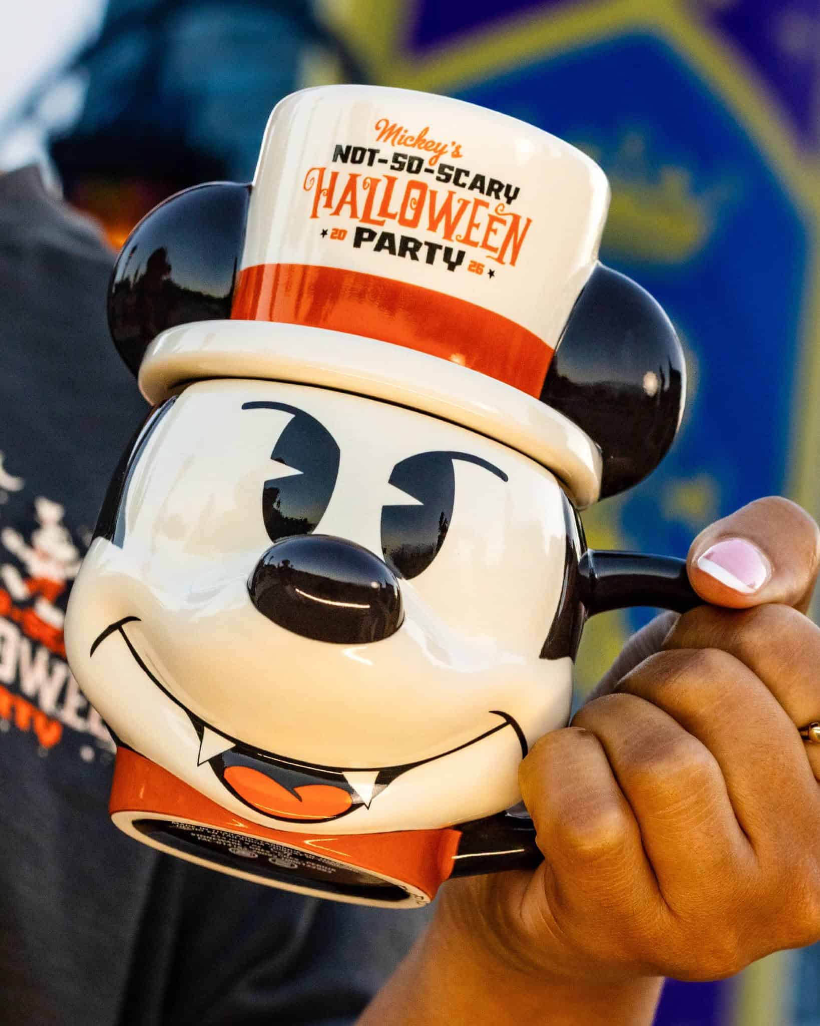 Halloween Party Mug with Vampire mug