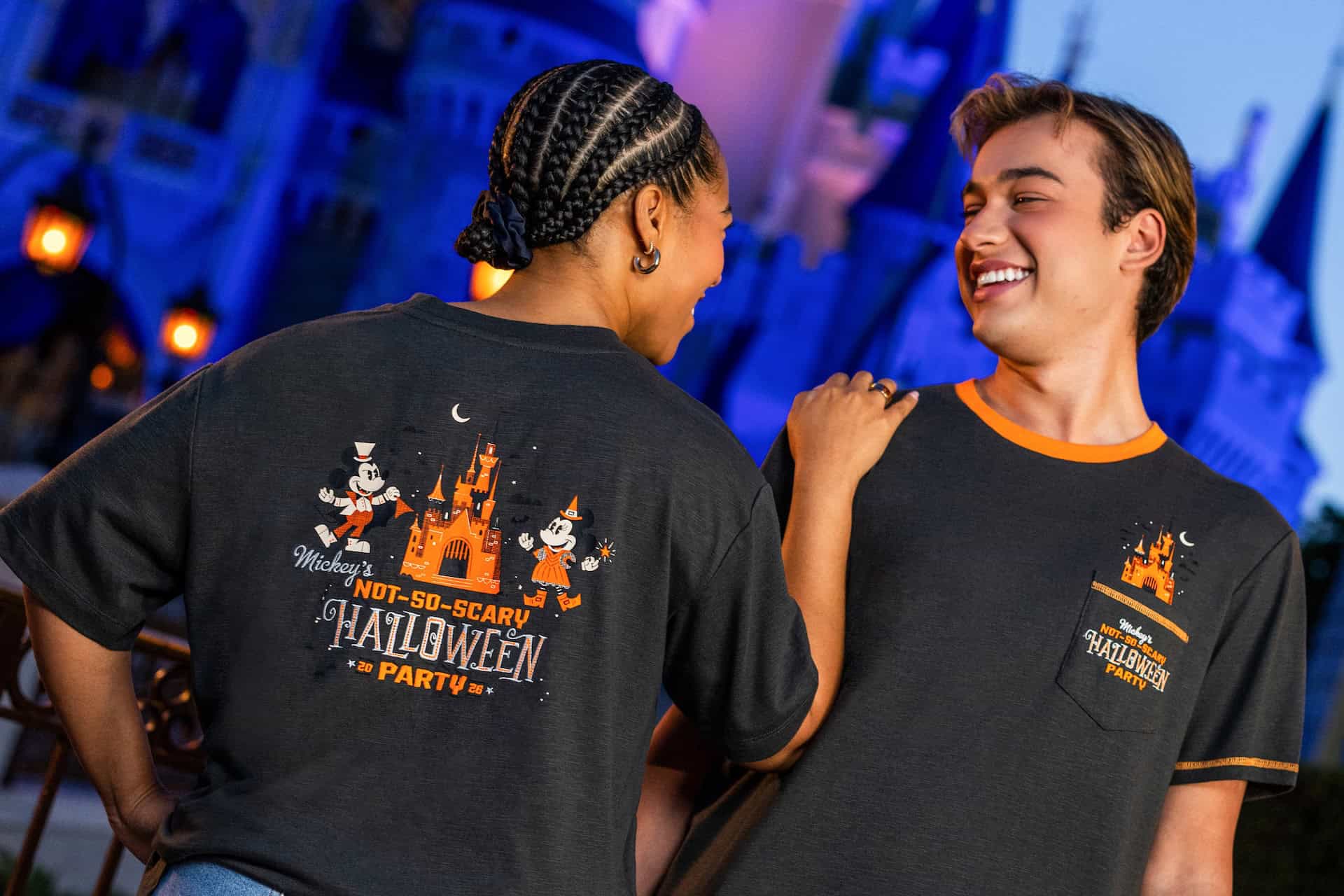 front and back of Mickey's Not So Scary Halloween Party