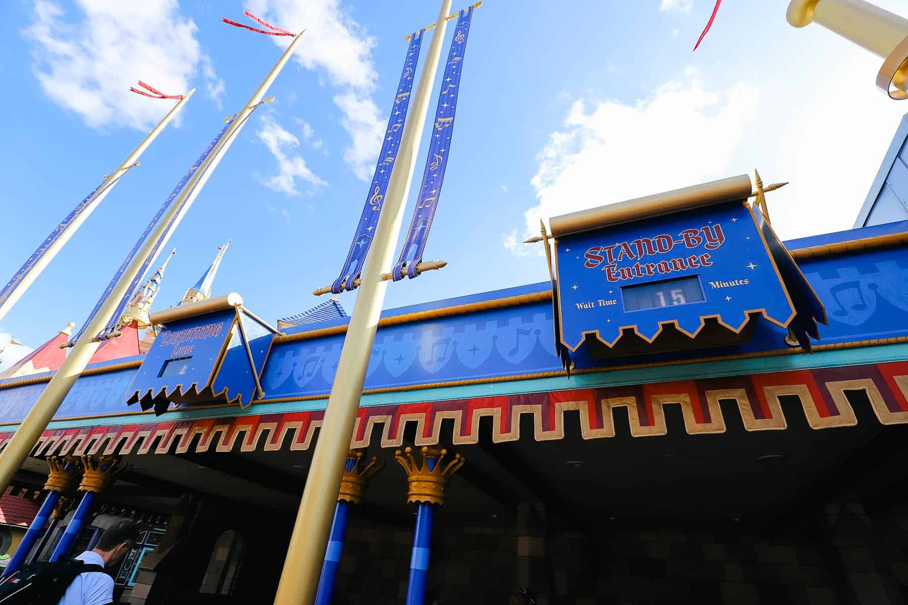 Stand-by and Lightning Lane entrances for Mickey's Philharmagic 