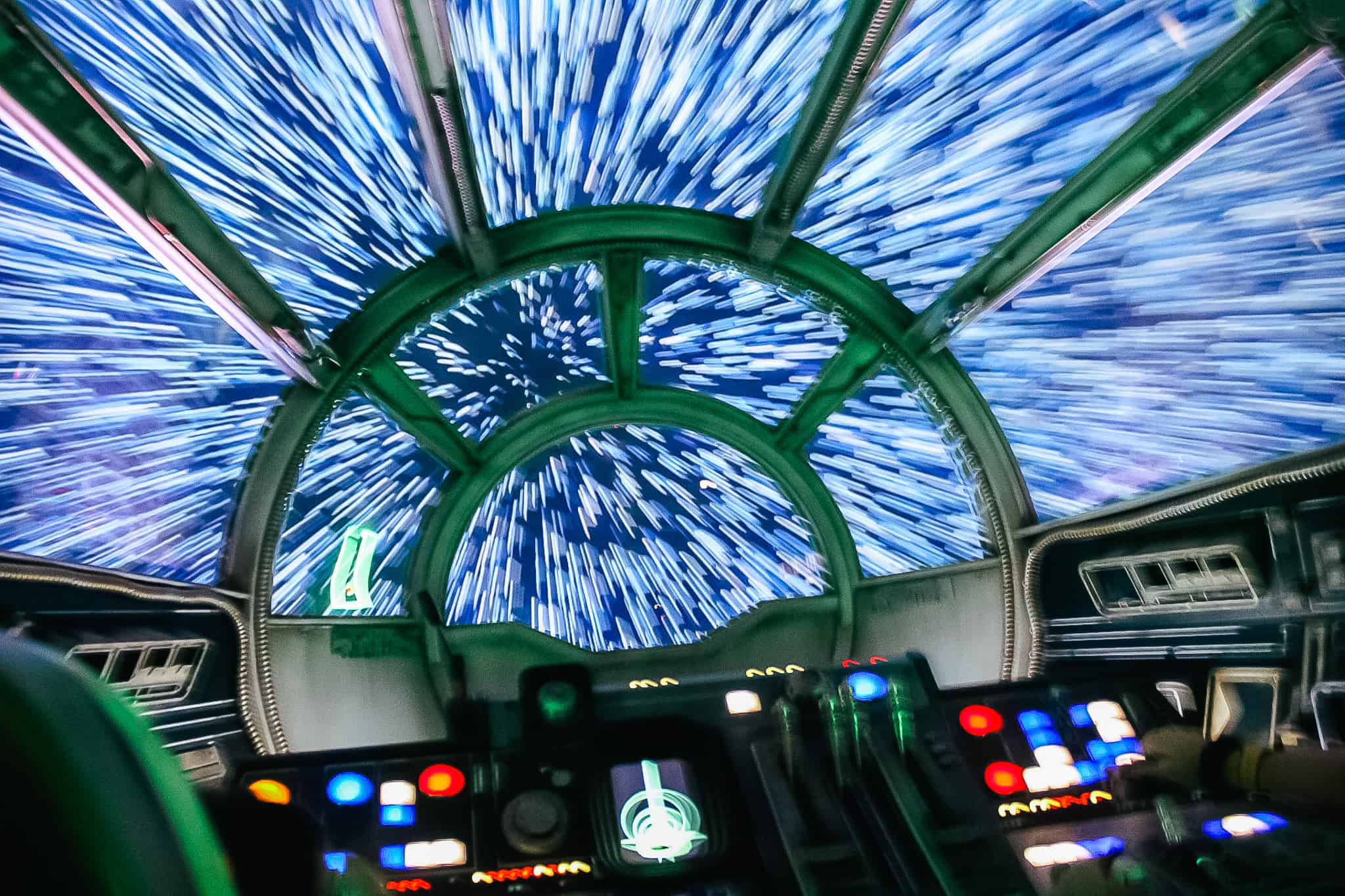 hyperspace portion of ride 