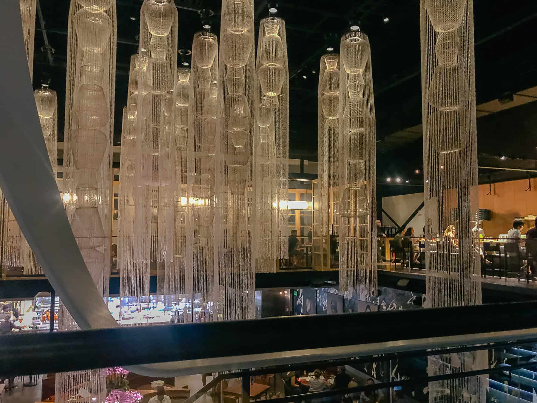 impressive lighting inside Morimoto Asia 