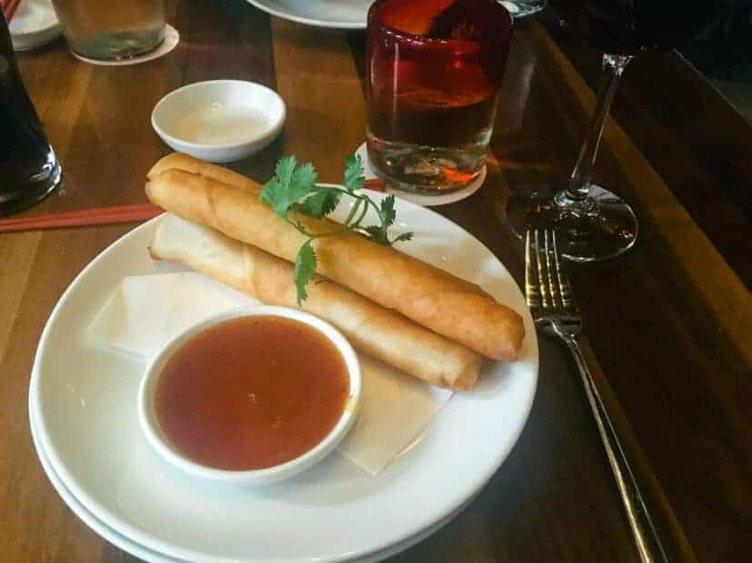 Spring Rolls at Morimoto Asai 