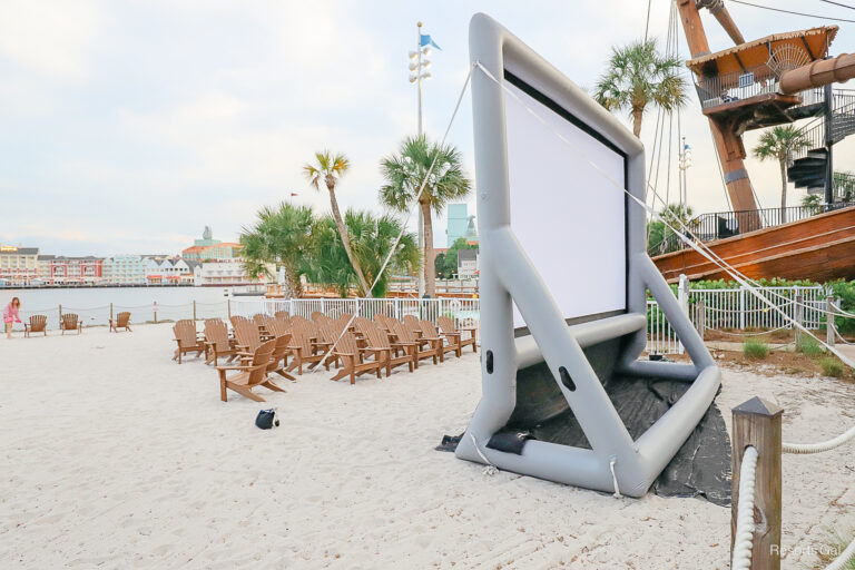 How to Enjoy a Movies Under the Stars and Nightly Campfire at Disney’s Beach and Yacht Club