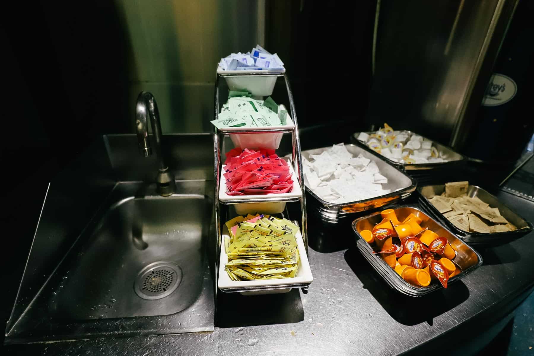 a sink to rinse Rapid Fill mugs at Landscape of Flavors 