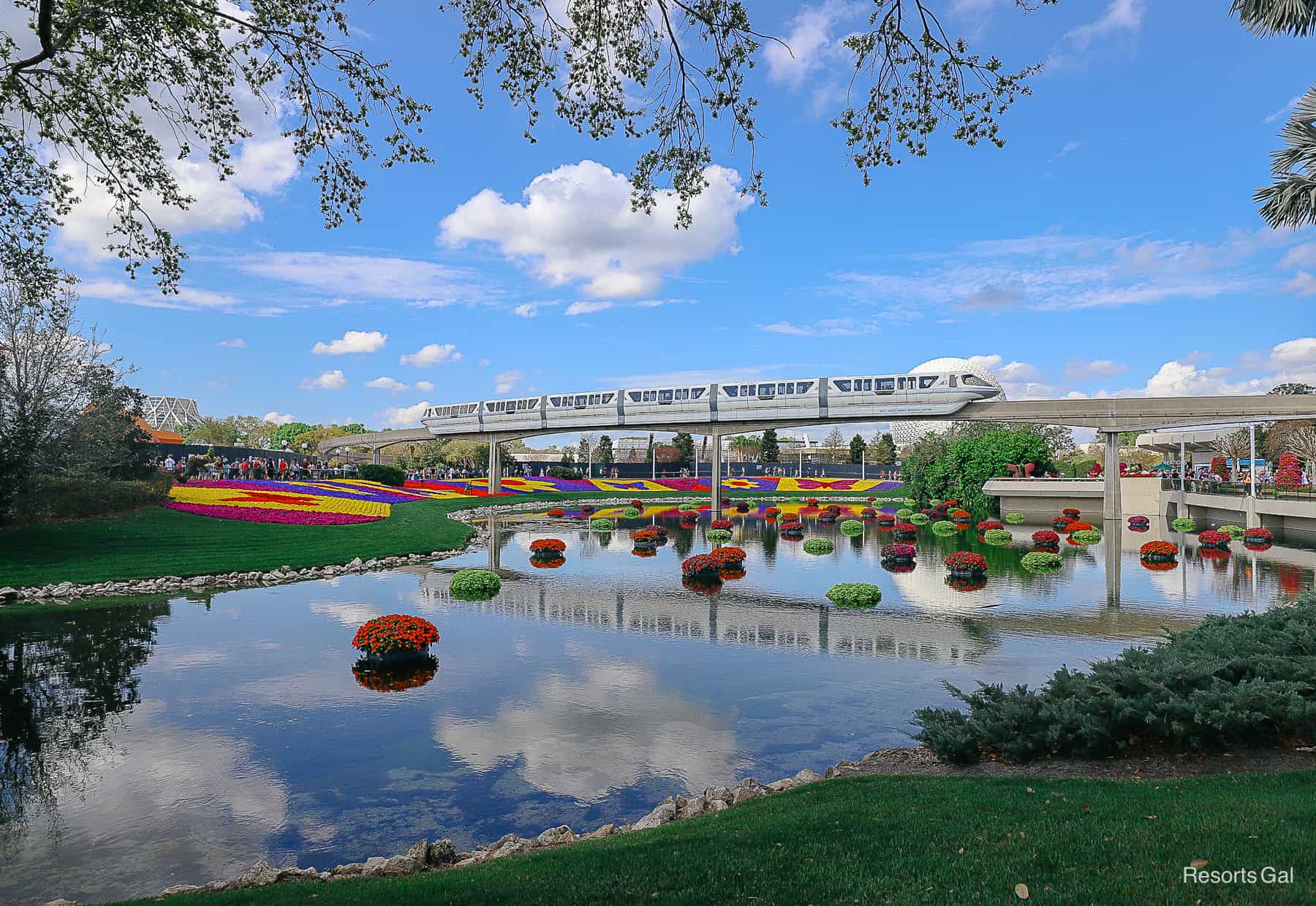 Monorail through Epcot 