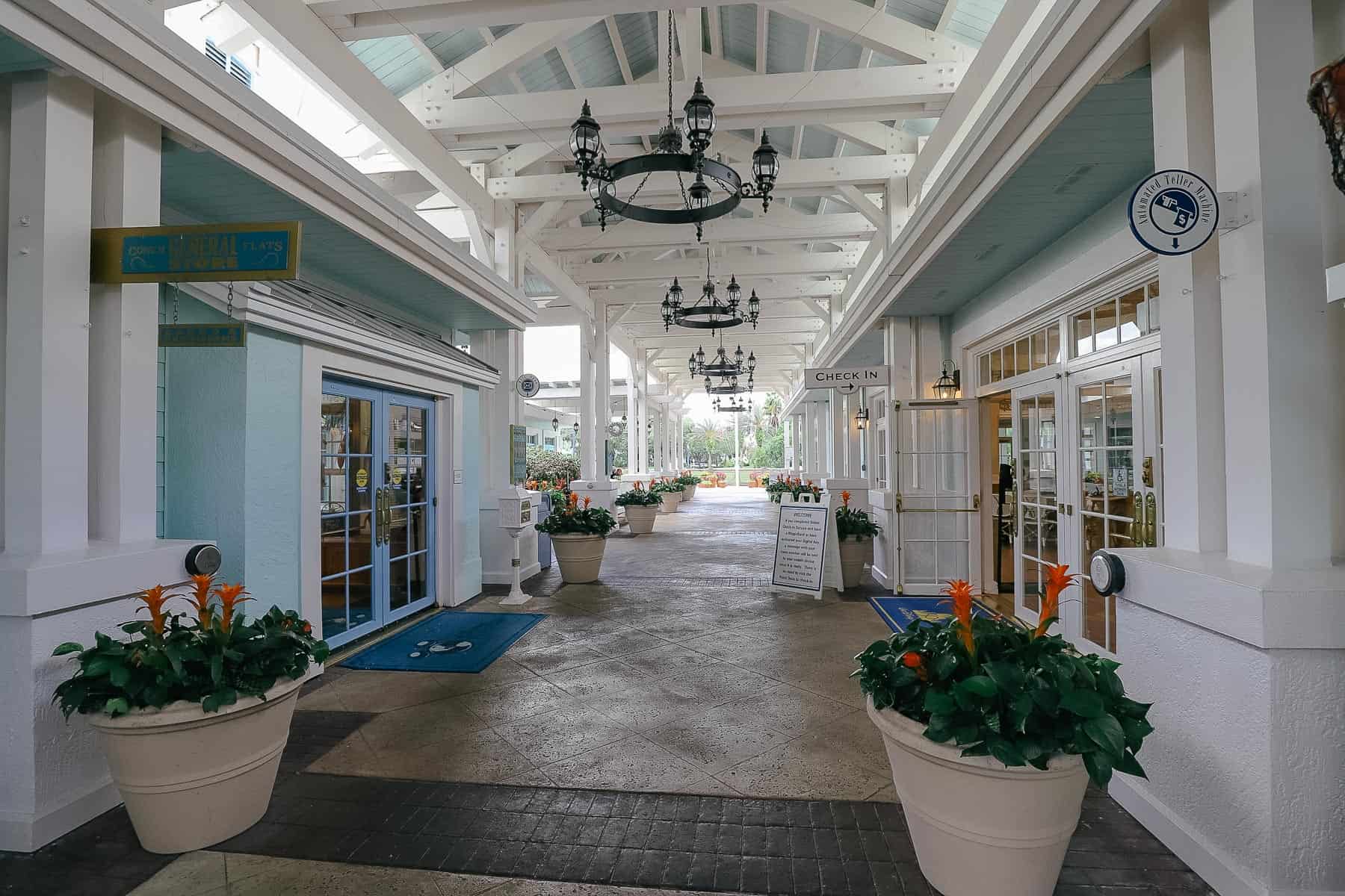 location of Old Key West gift shop at Hospitality House 