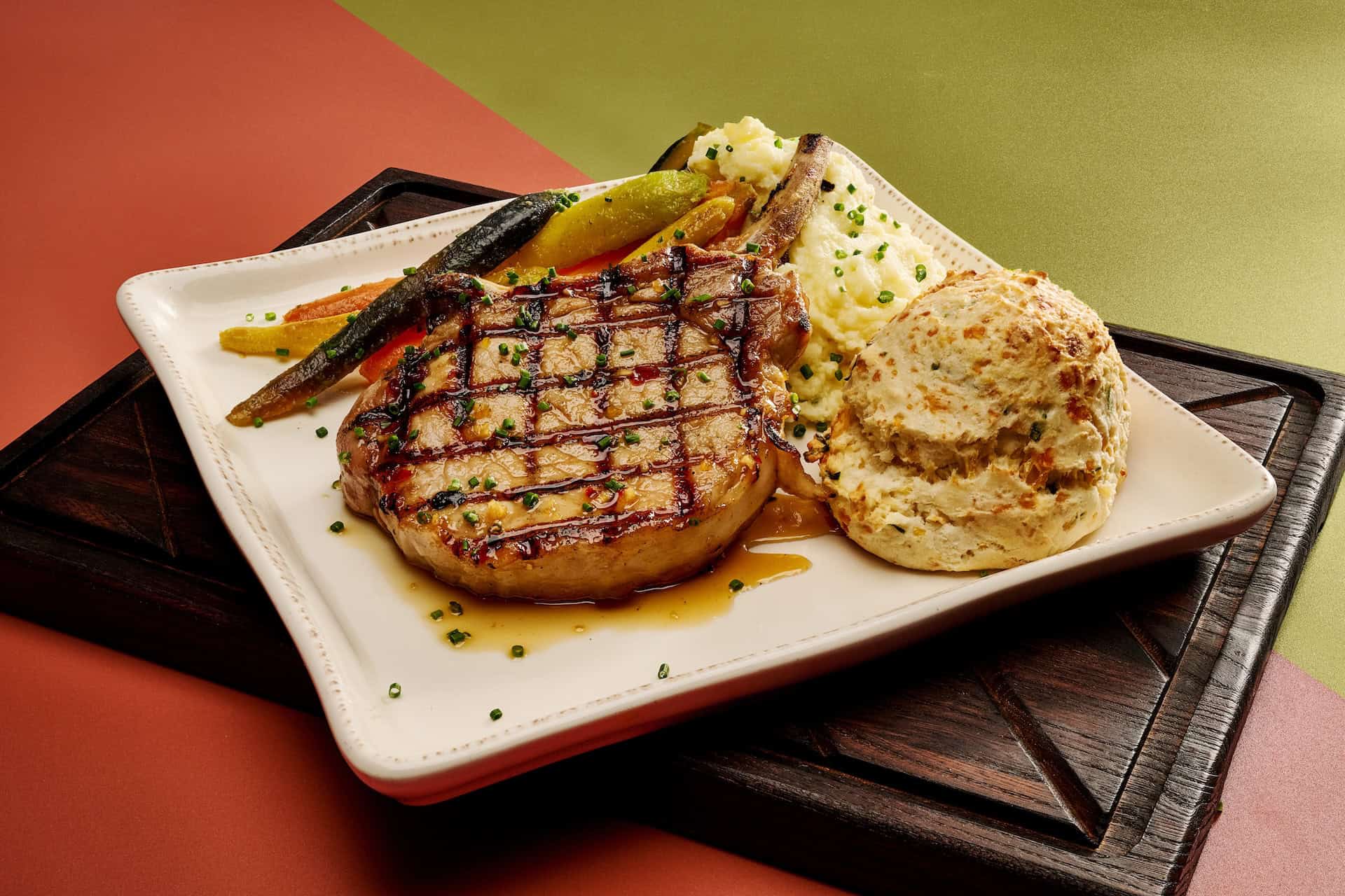 a Halloween inspired entree at a restaurant at Disney Springs