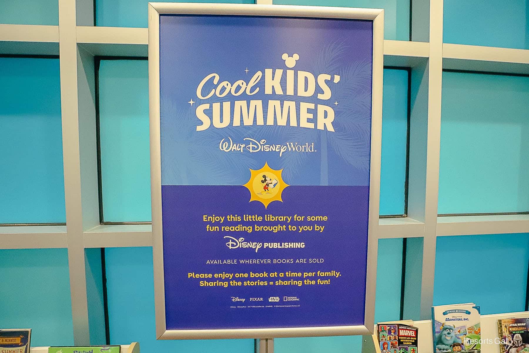 signage for the Cool Kids' Summer pj party