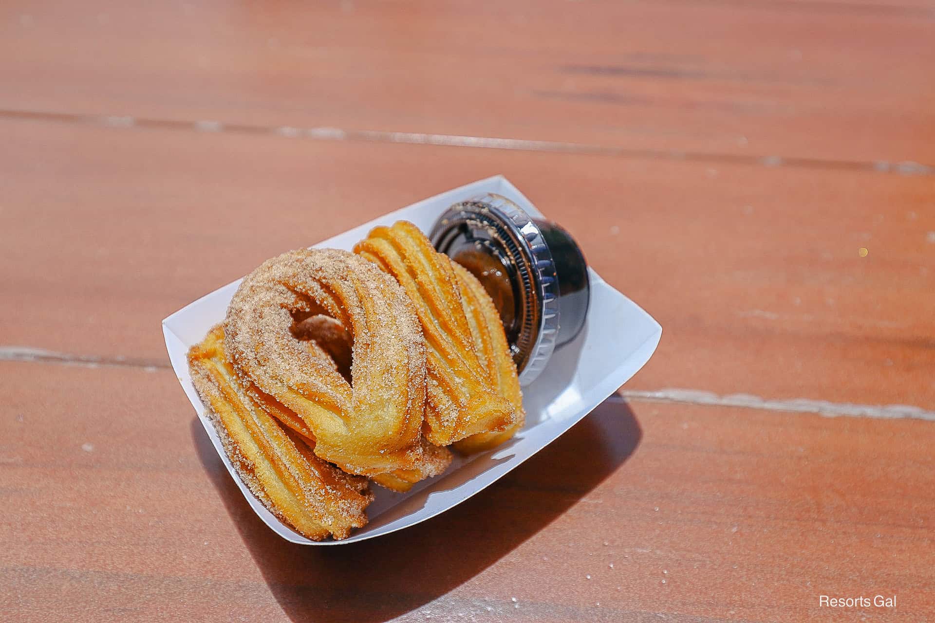 an order of churro loops from Pecos Bill at Magic Kingdom