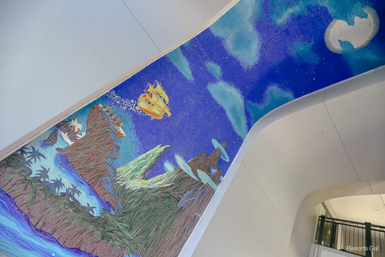 The Peter Pan Mural at Disney’s Riviera Resort (Photo Gallery)