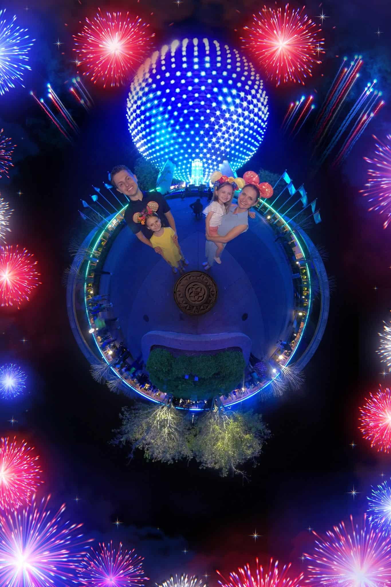 Tiny World Fireworks at Epcot