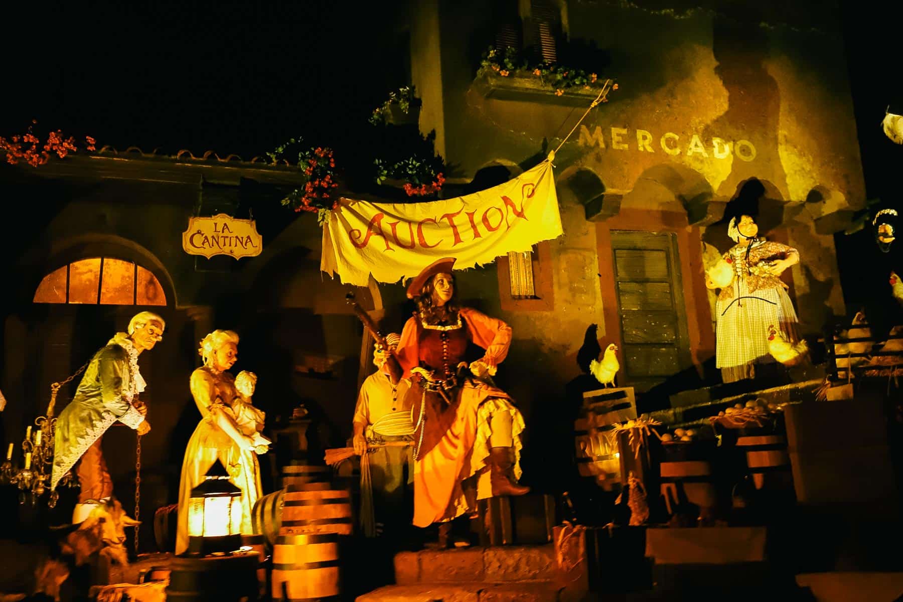 Redd, female pirate on Pirates of the Caribbean at Magic Kingdom