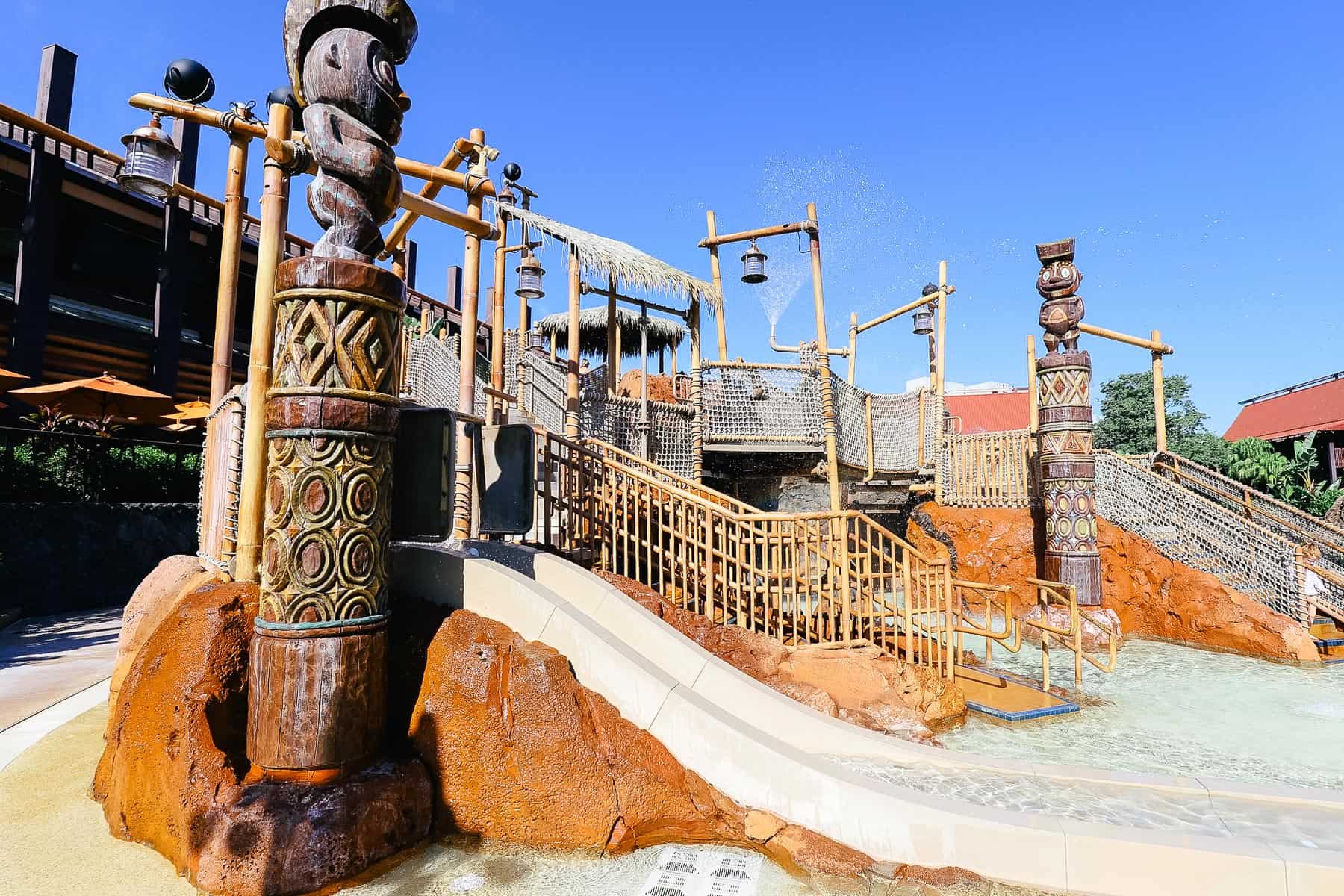 splash pad at the Polynesian 