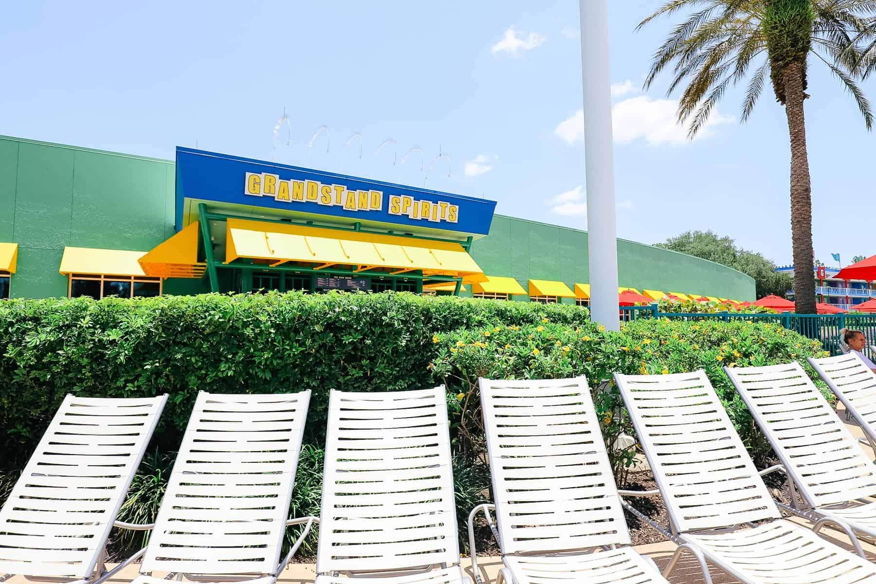 the Grand Stand Spirits pool bar at All-Star Sports 