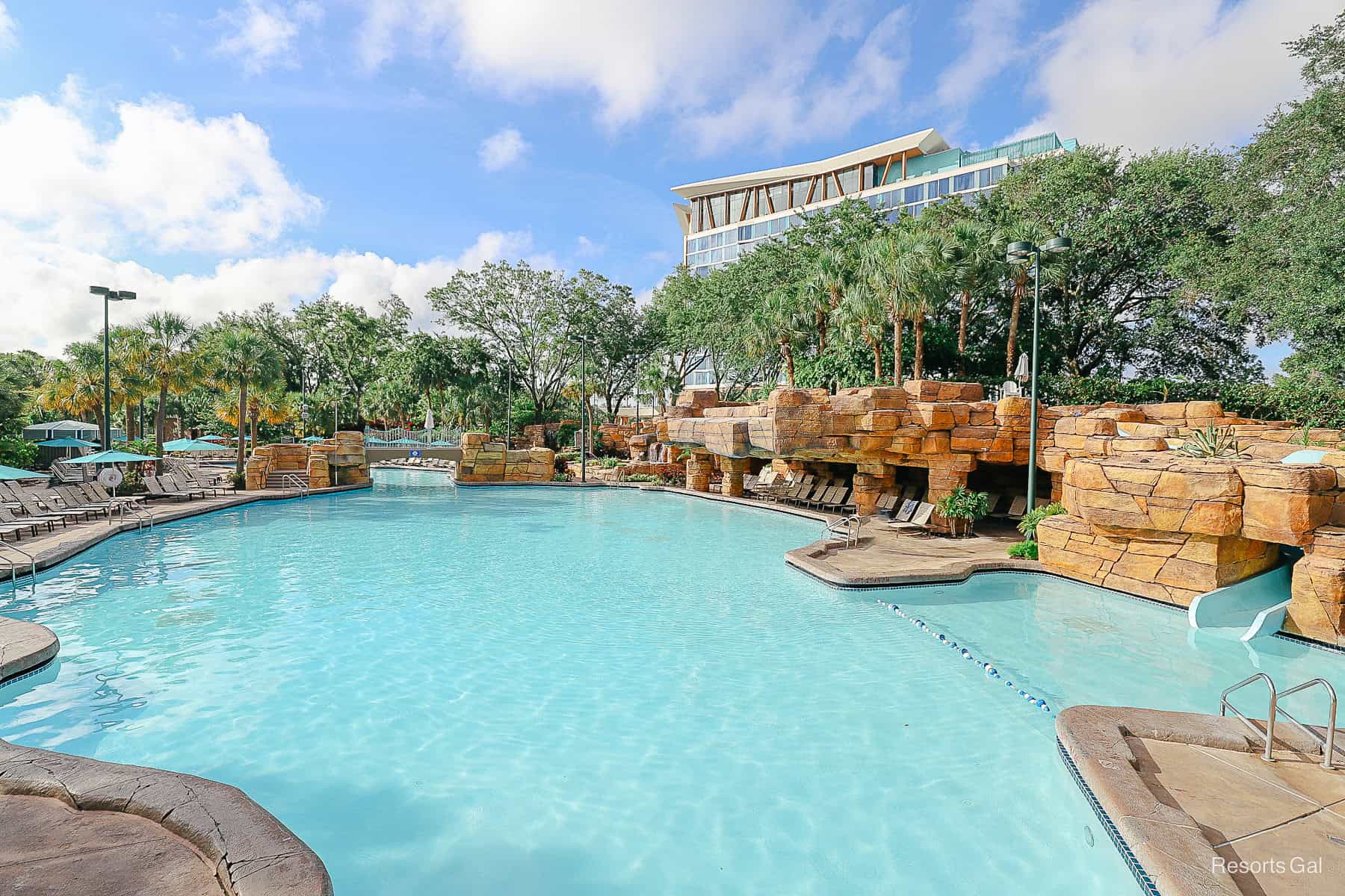 a swimming pool at a Disney Hotel on site 