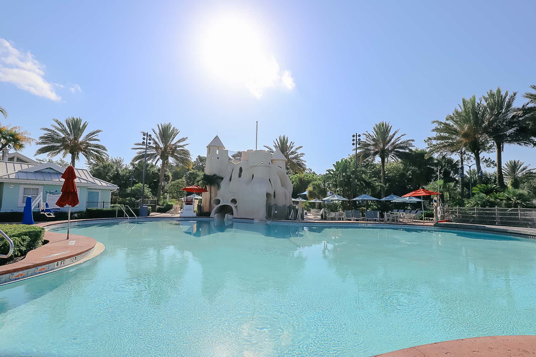 The Sandcastle Pool at Disney's Old Key West. 