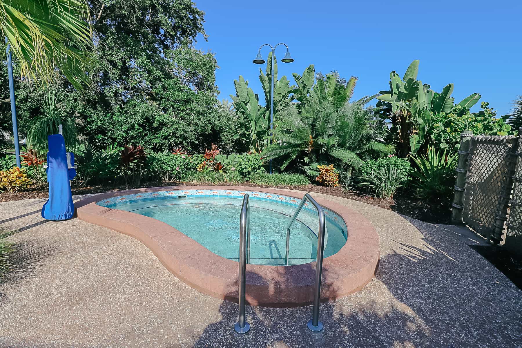 hot tub at the Sandcastle Pool at Old Key West Disney World 