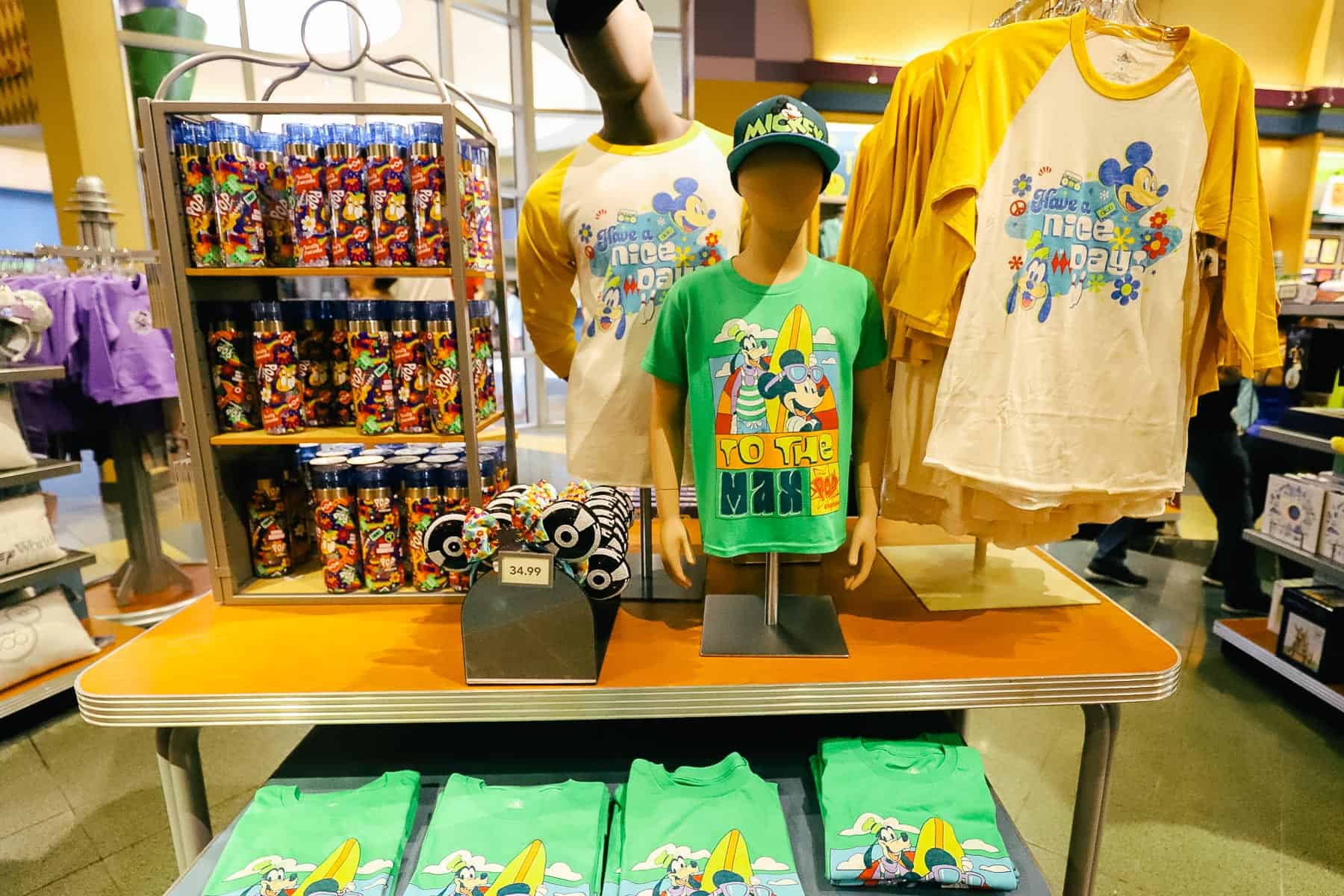 merchandise in the gift shop at Everything Pop 