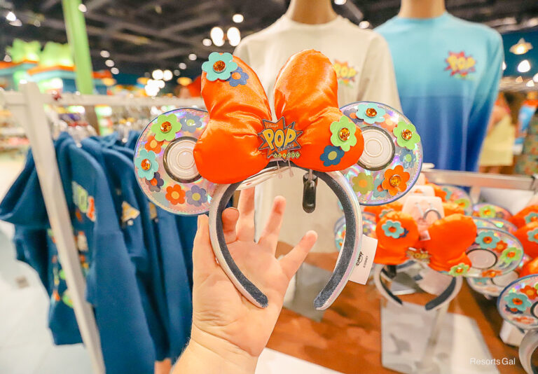 New Minnie Ears at Pop Century Feature Vibrant Orange Bow (2026)