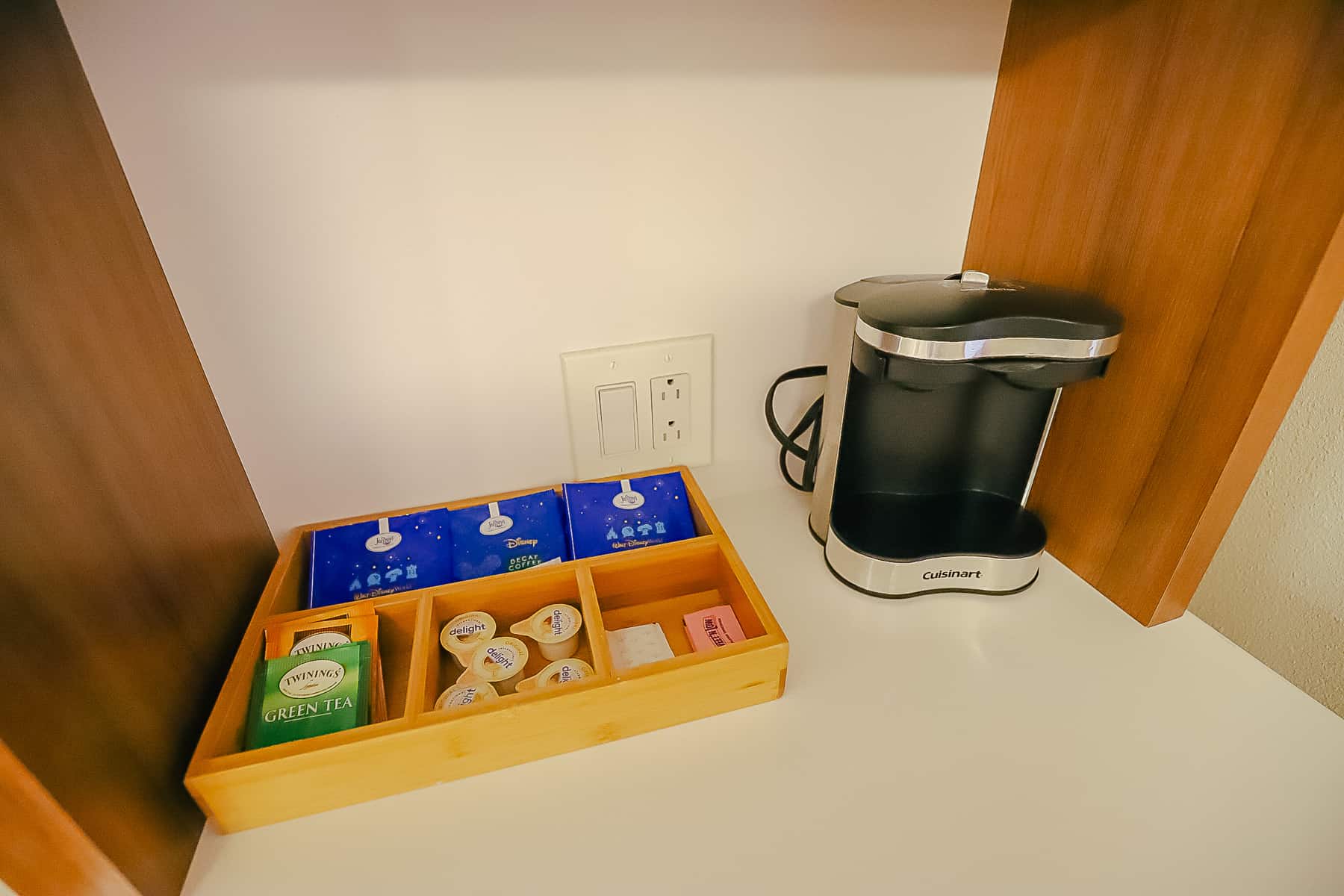 coffee maker and accompaniments 