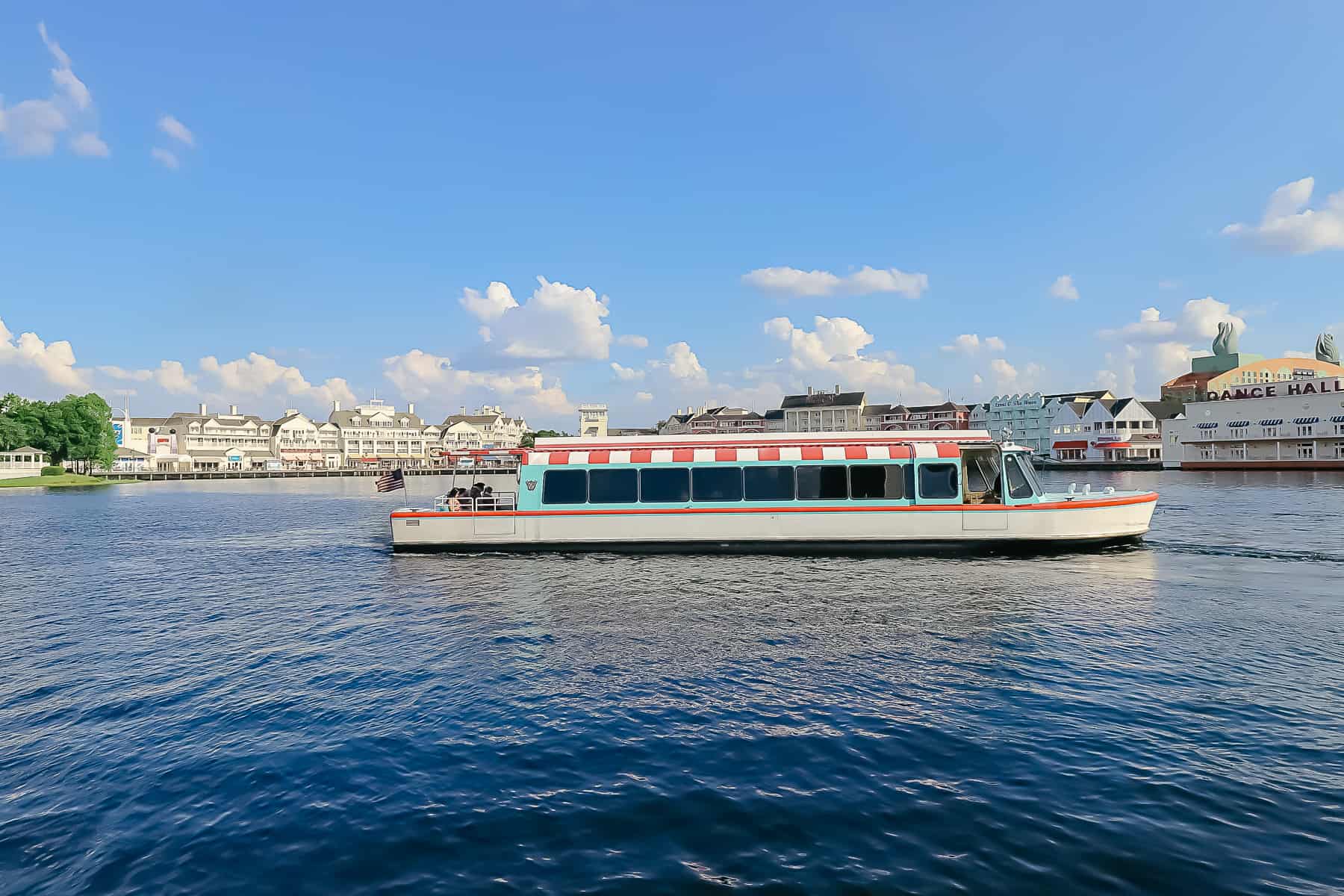 a Friendship boat at Disney 