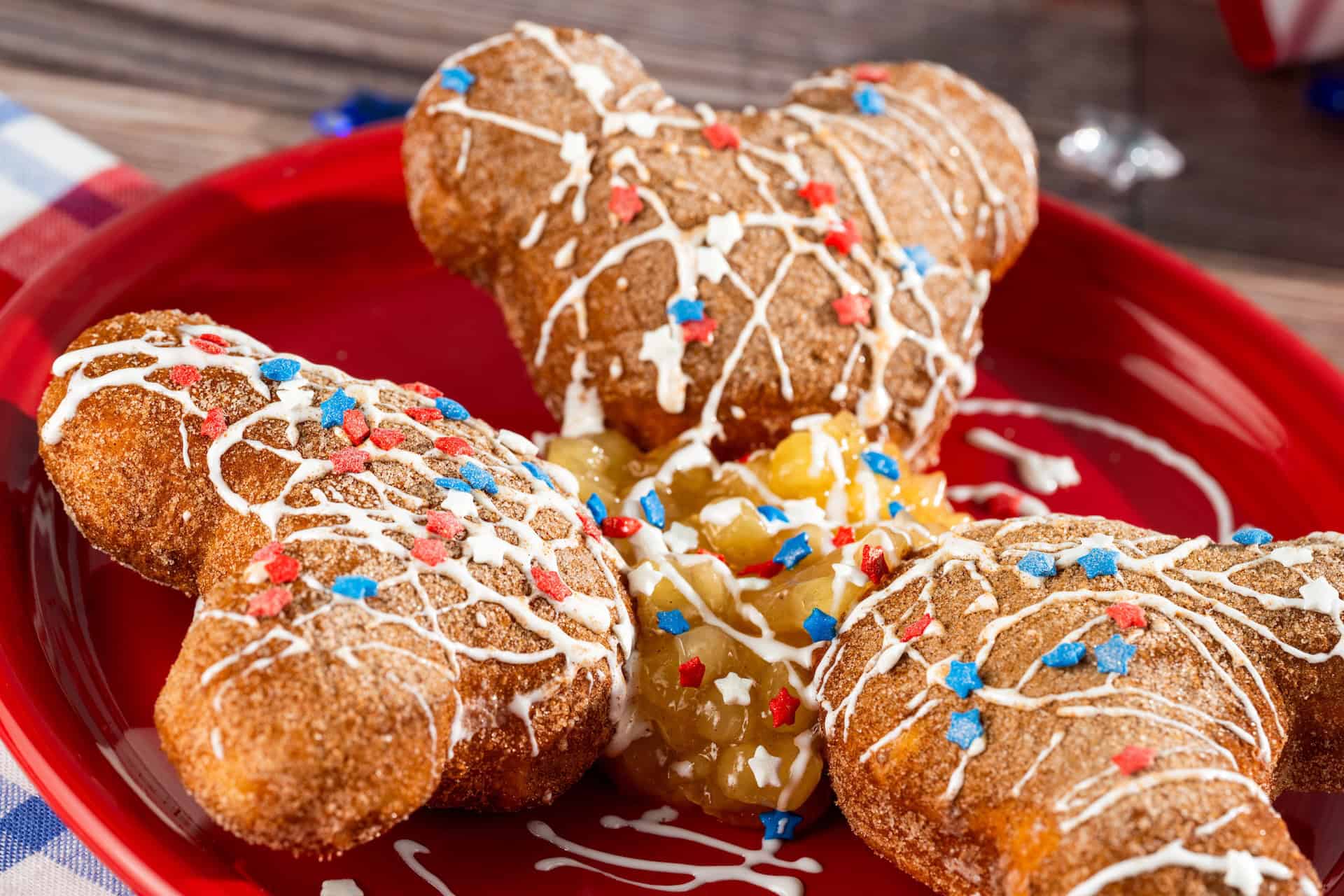apple pie beignets for the 4th of July at Disney's Port Orleans French Quarter
