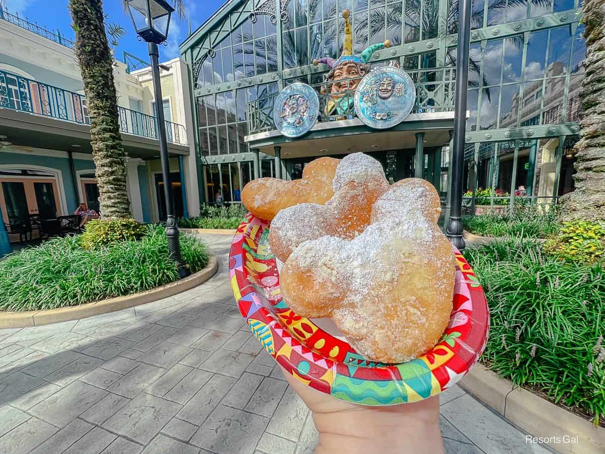 Beignets are being relocated during the refurbishment.