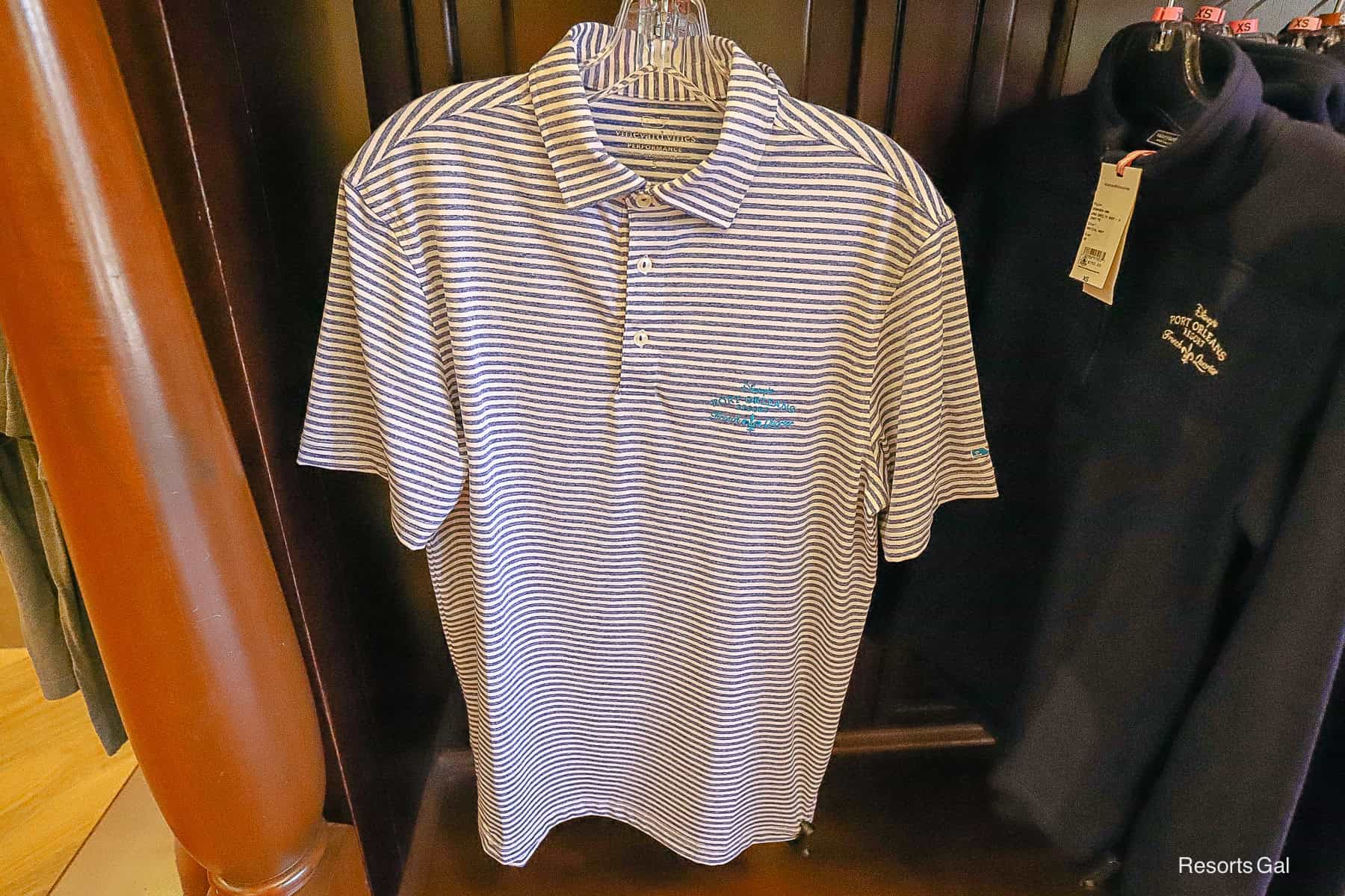 Vineyard Vines Polo with French Quarter logo