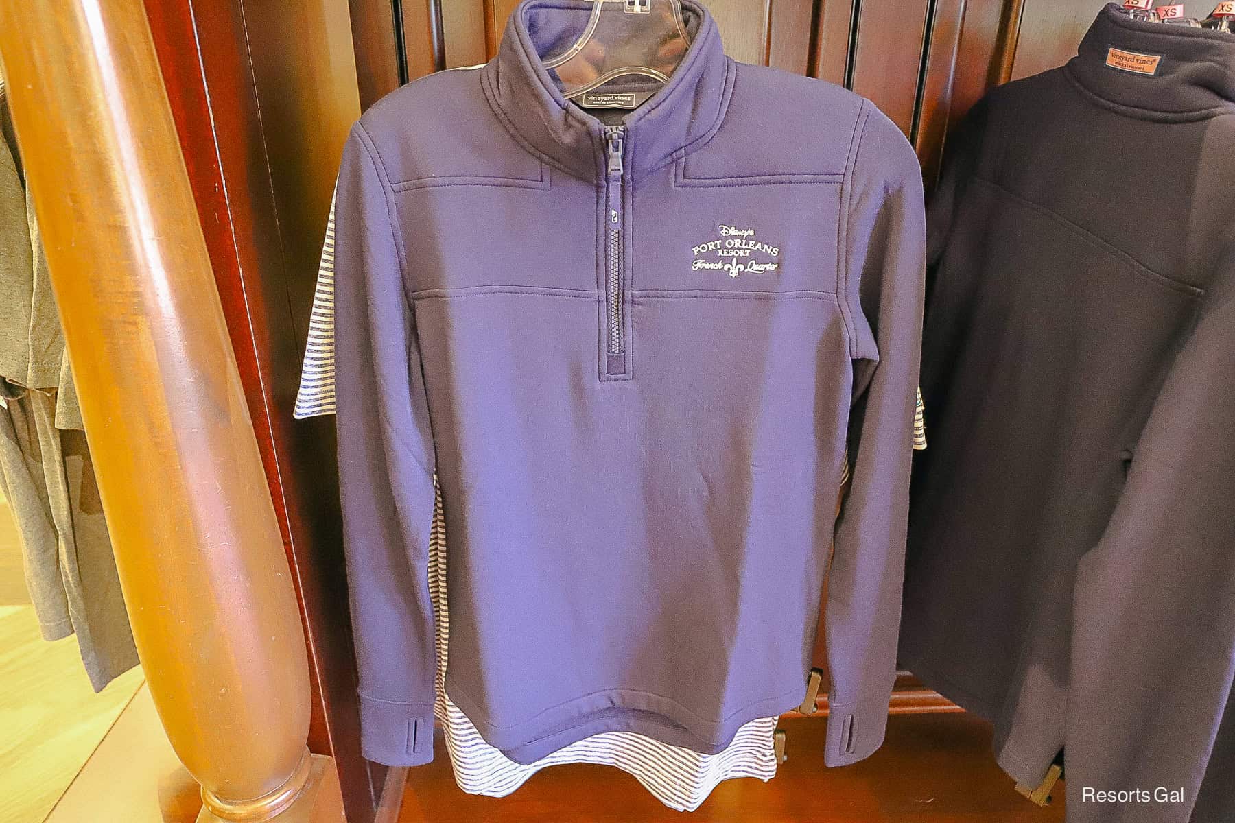 heavier weight pullover for the French Quarter
