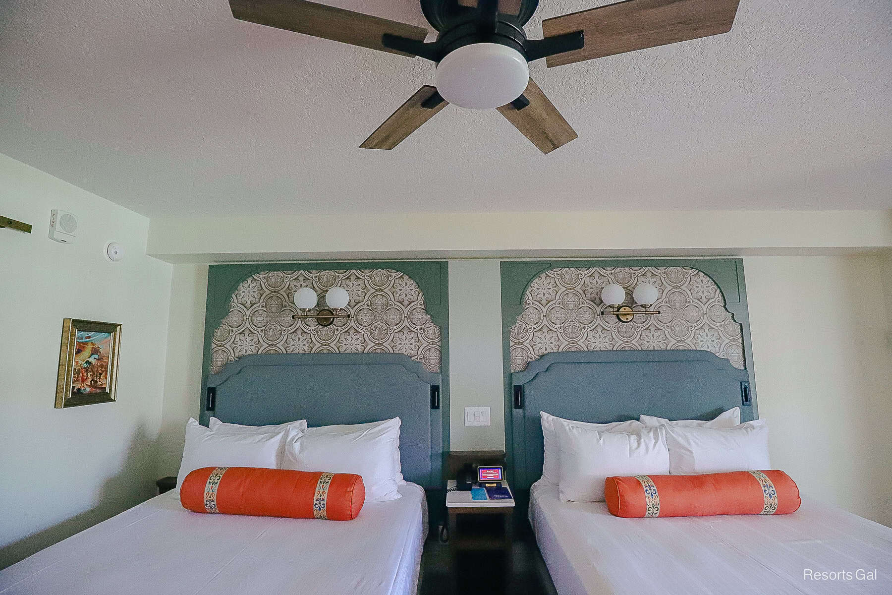 a closeup of the sleeping area