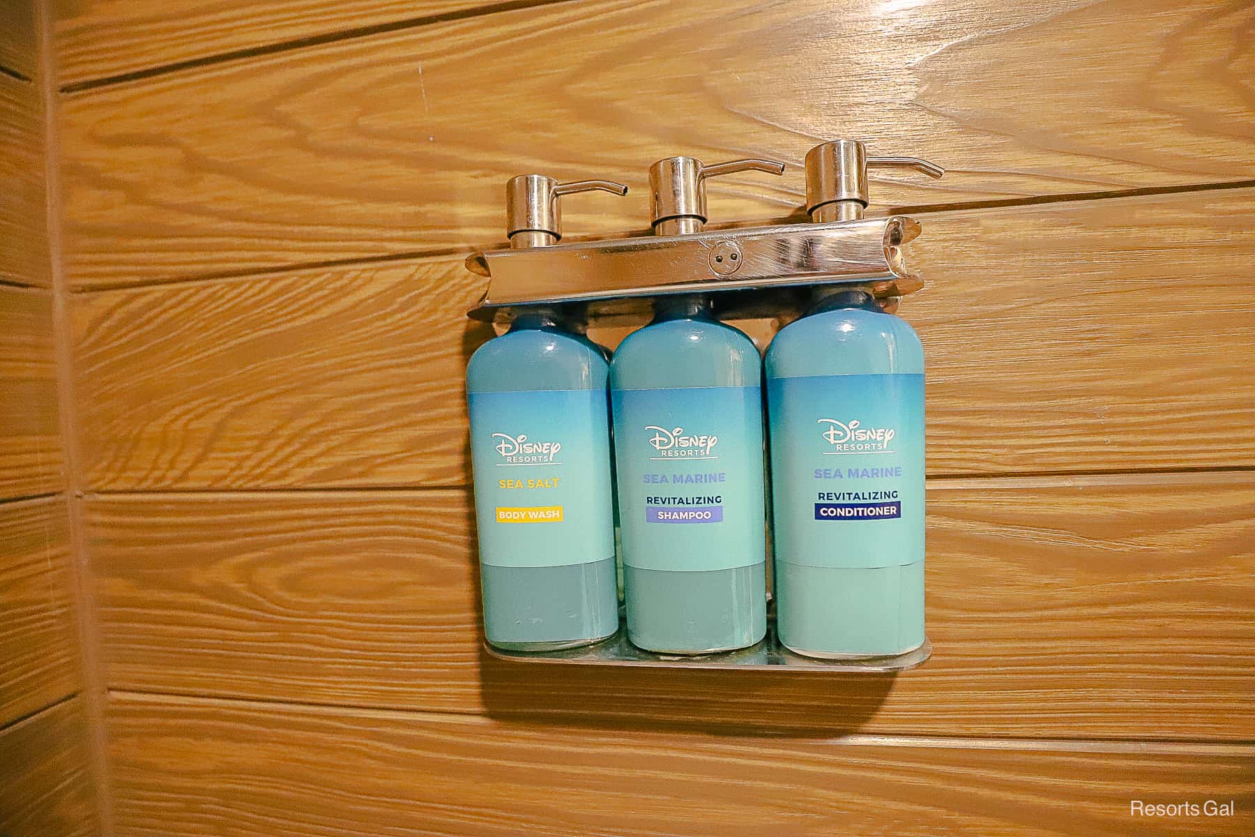 Built-in to the shower: Shampoo, Conditioner, and Body Wash 