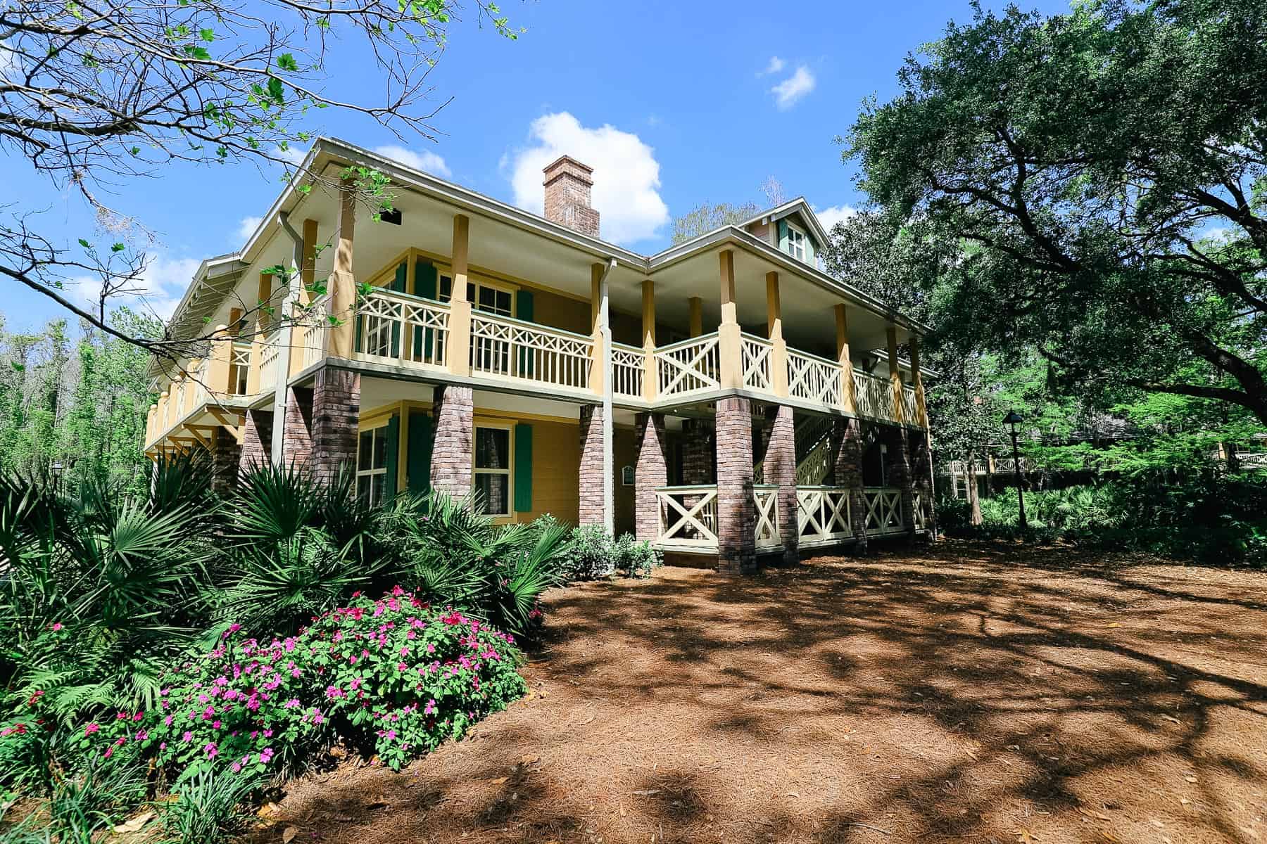 a building in the Alligator Bayou section of Port Orleans Riverside 