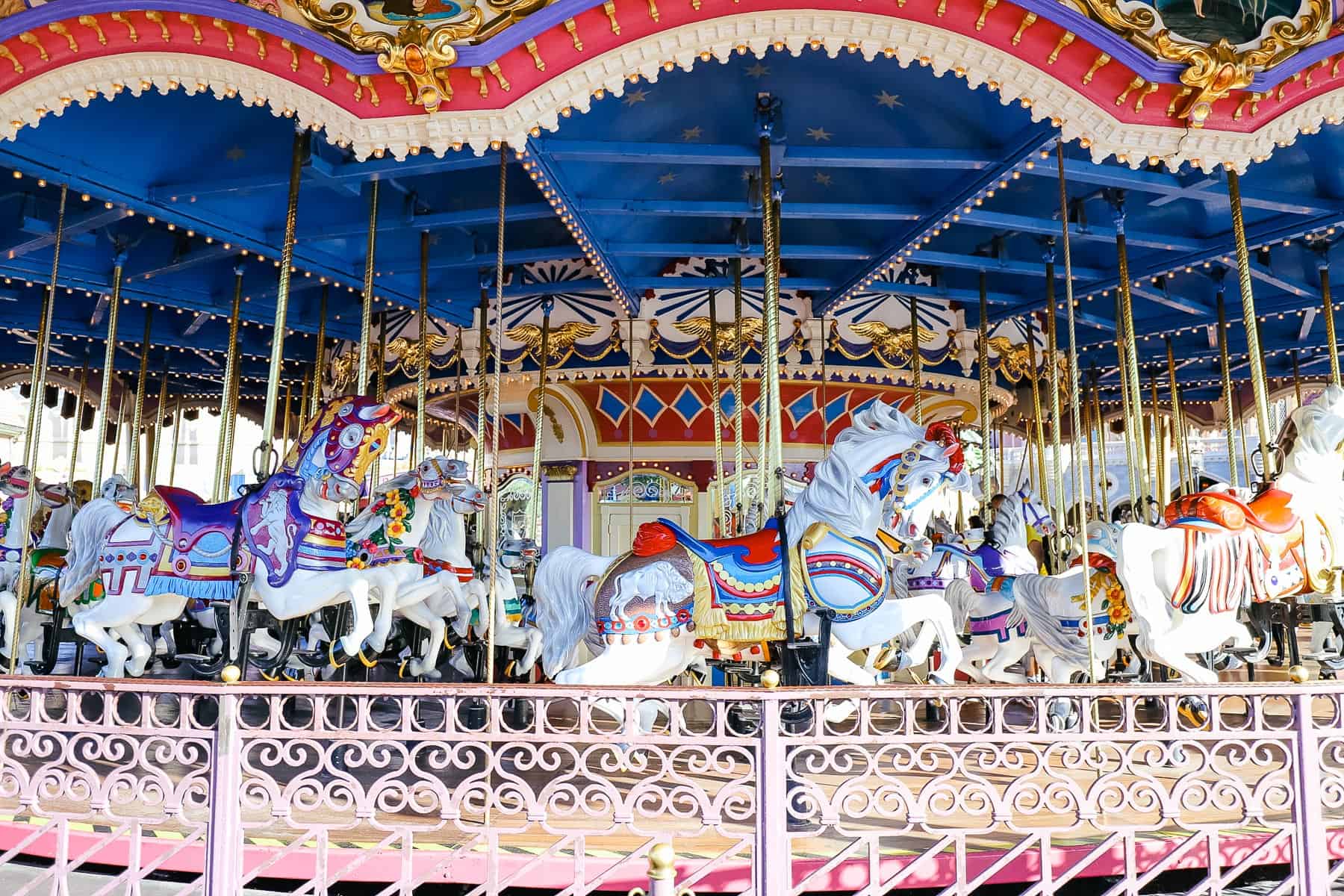 Prince Charming Regal Carrousel ride at Magic Kingdom 