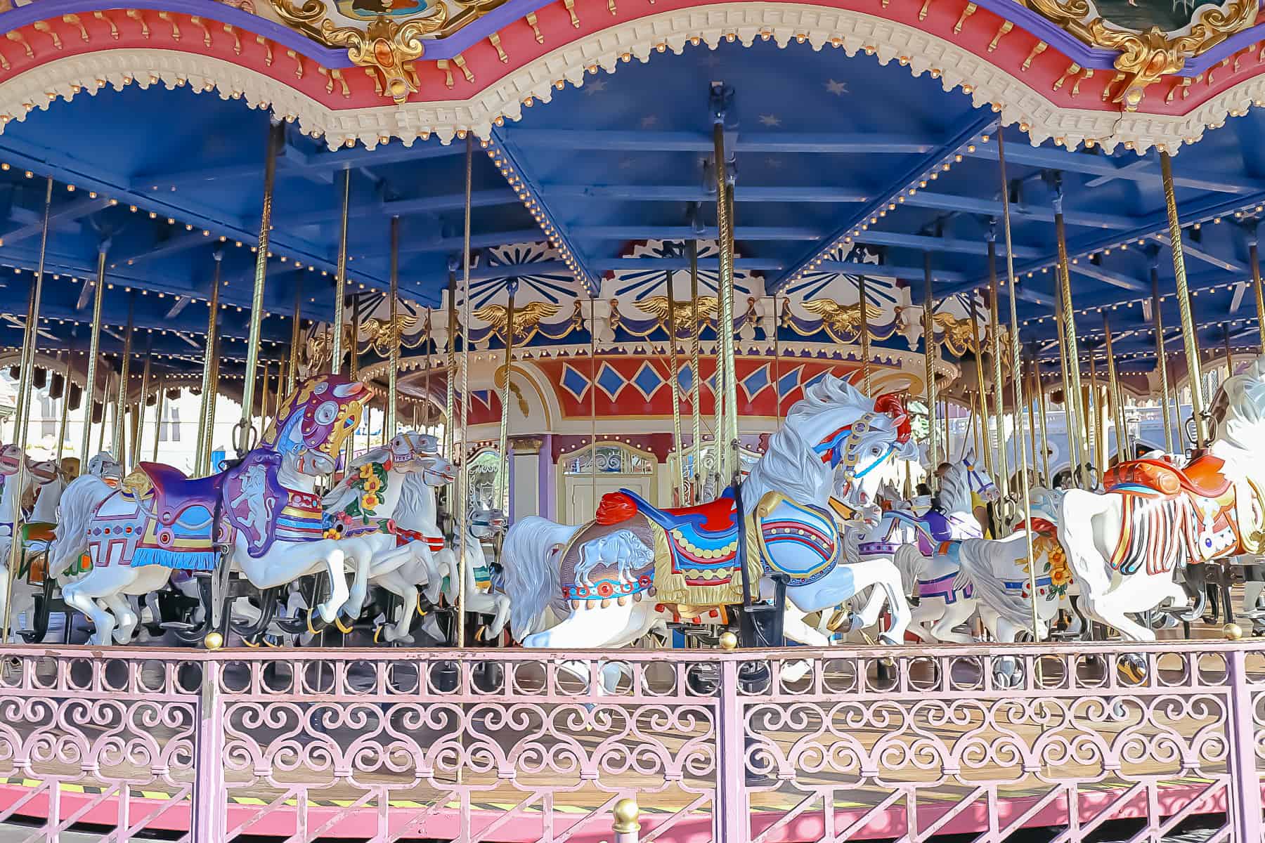 Prince Charming Regal Carrousel at Magic Kingdom Park