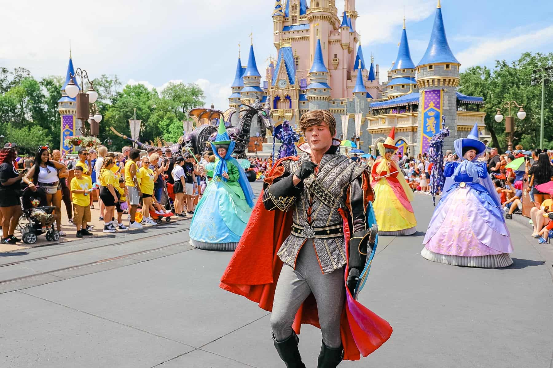 Prince Phillip in the Festival of Fantasy Parade