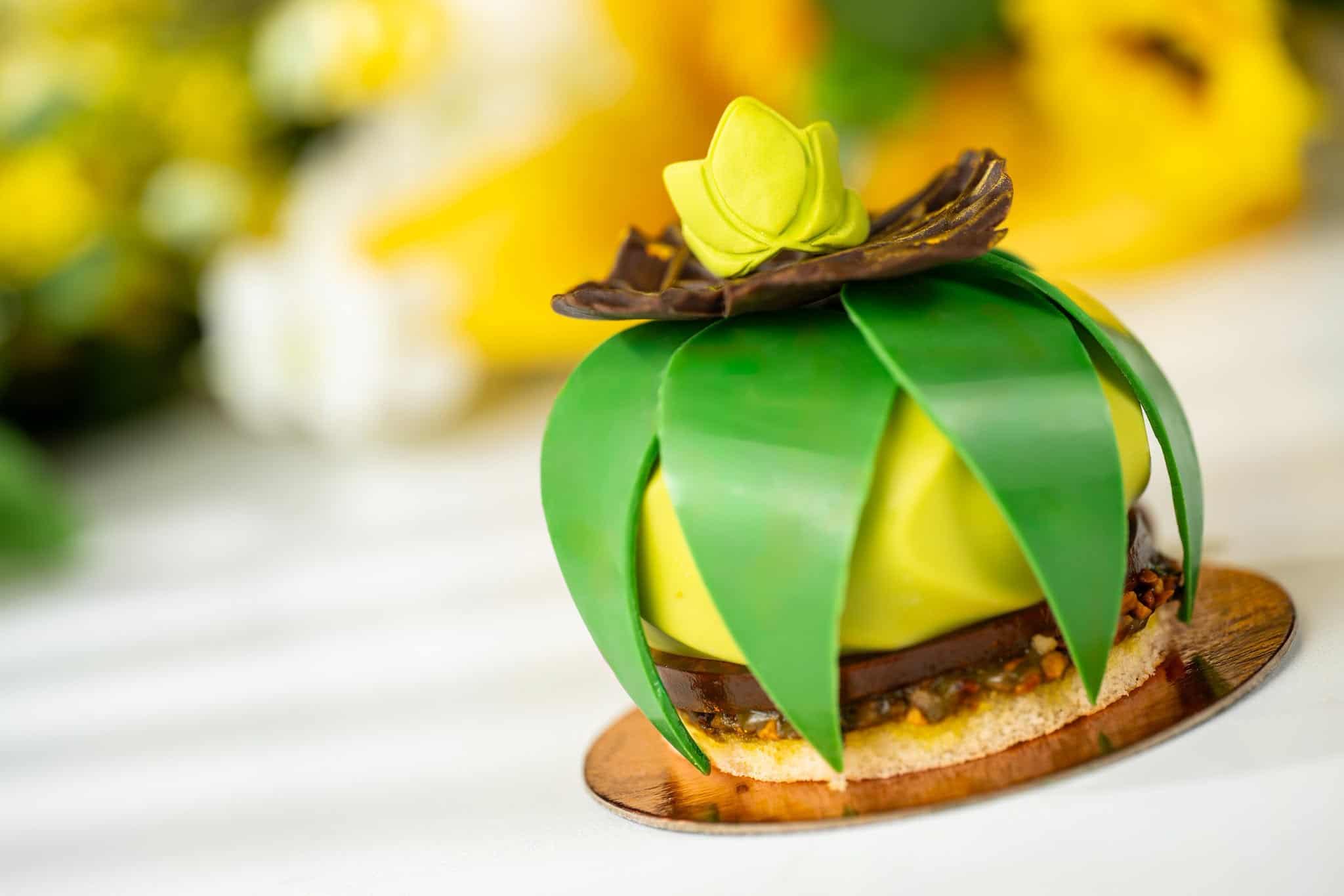 a dessert that looks like a Lily Pad for World Princess Week in 2026