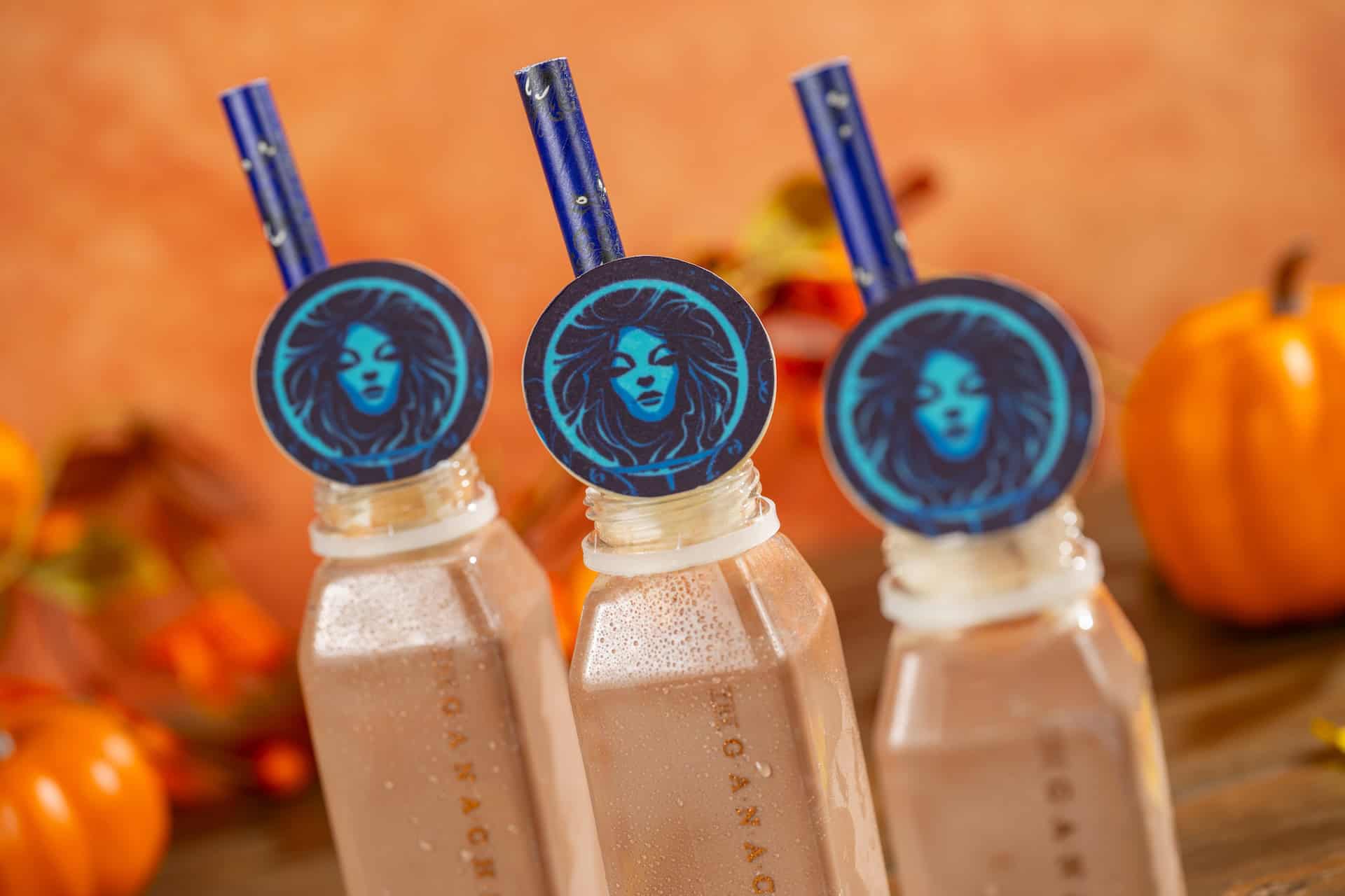 a chocolate malt Halloween beverage from Disney Springs