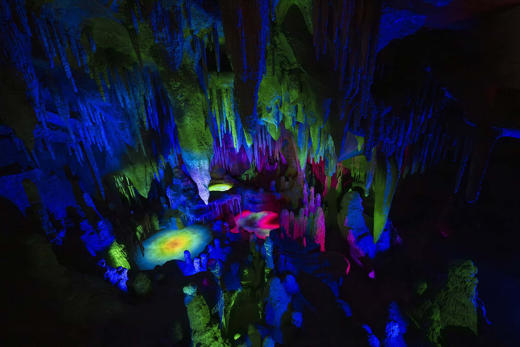 rainbow caverns on Big Thunder Mountain Railroad