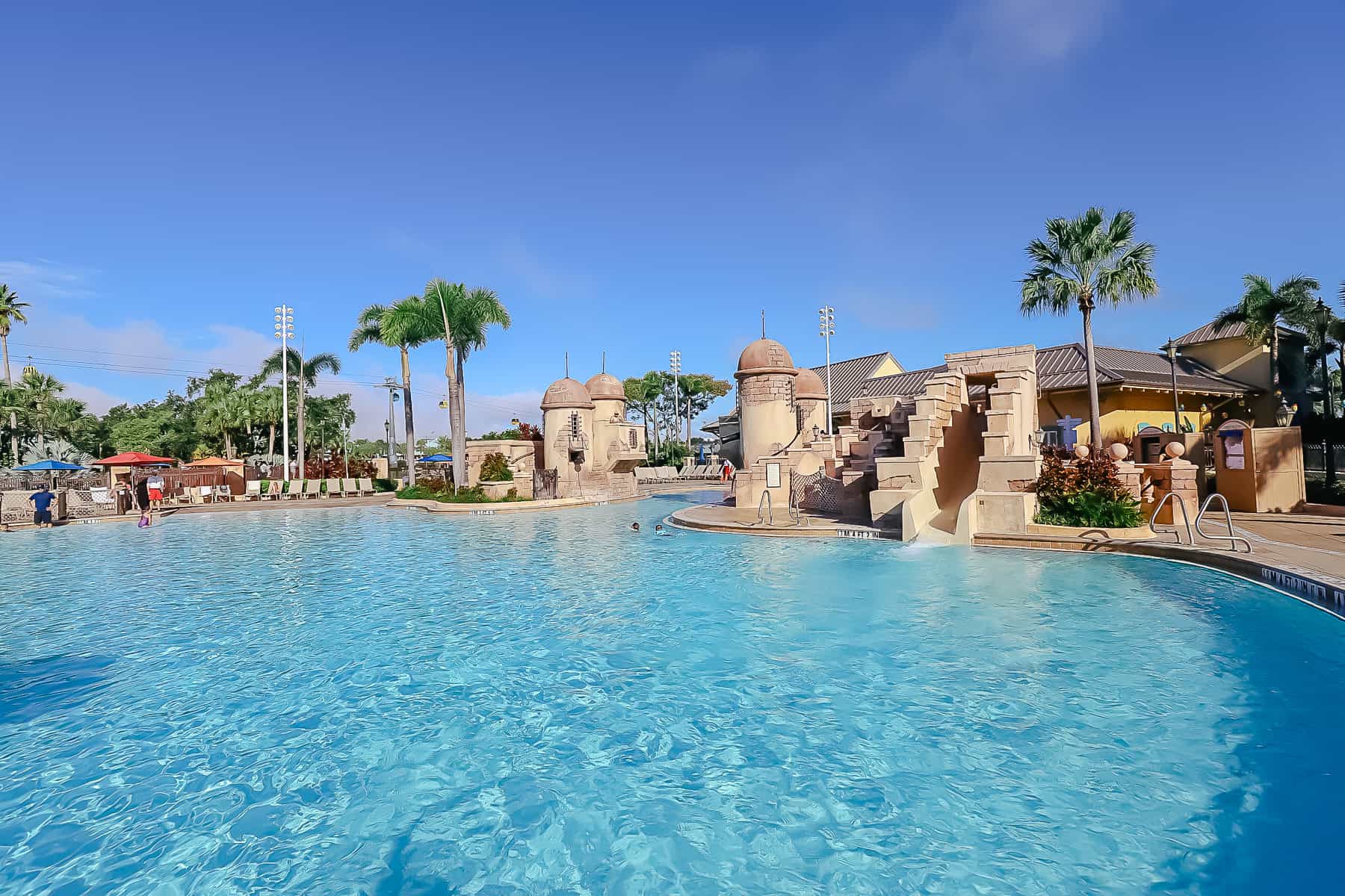resort feature pool at Disney's Caribbean Beach Resort