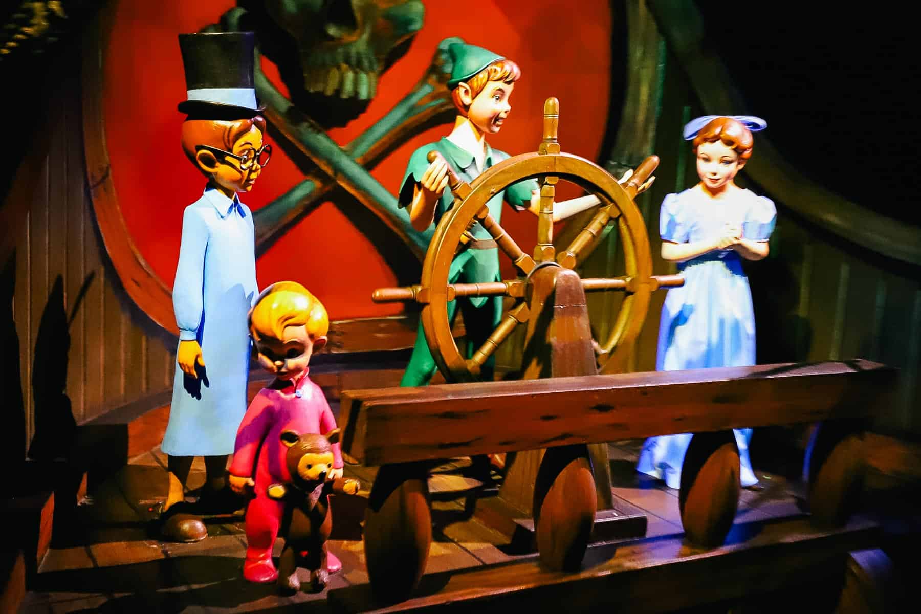 Ride Scene at the end of Peter Pan's Flight