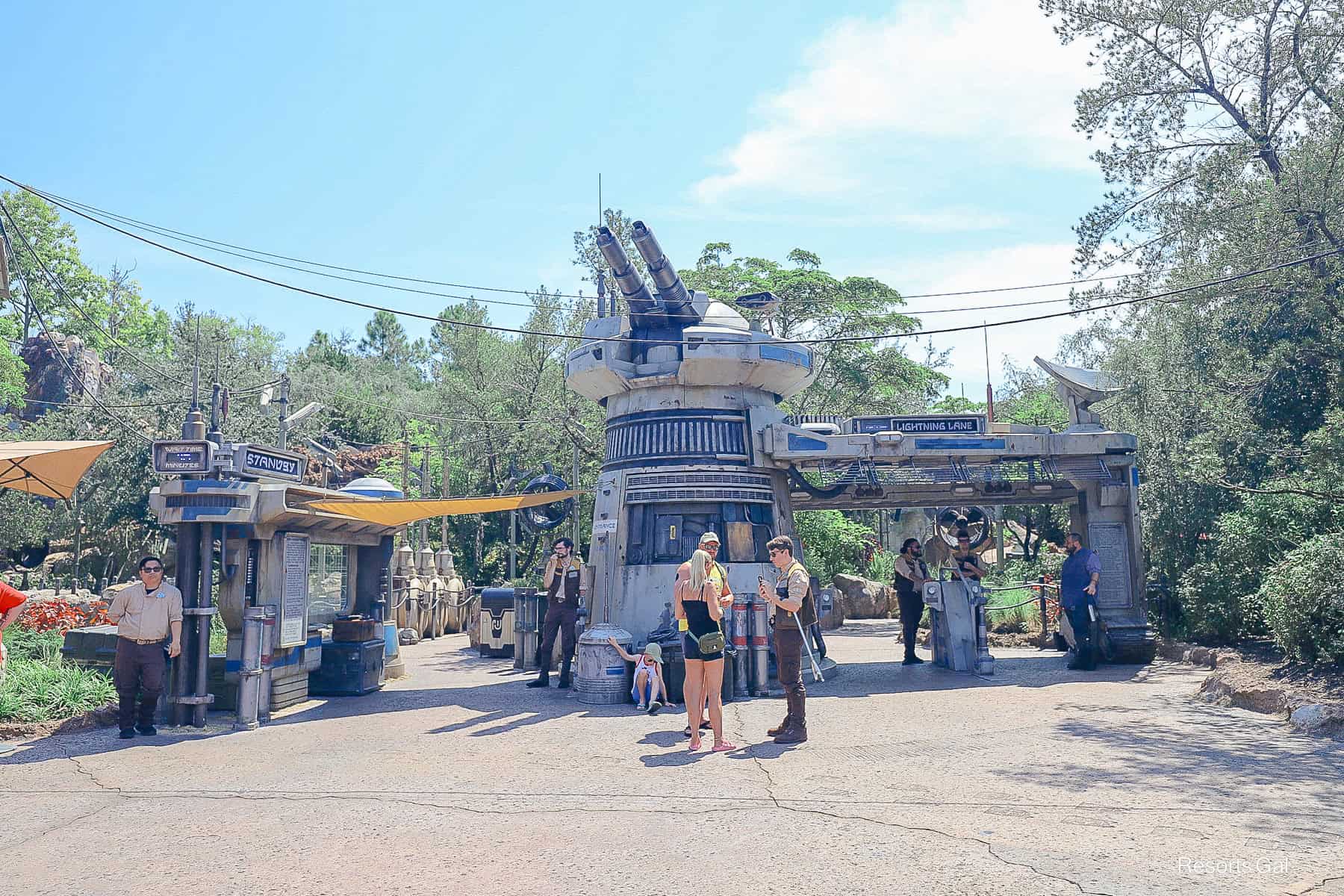 the entrance of Rise of Resistance at Disney's Hollywood Studios 