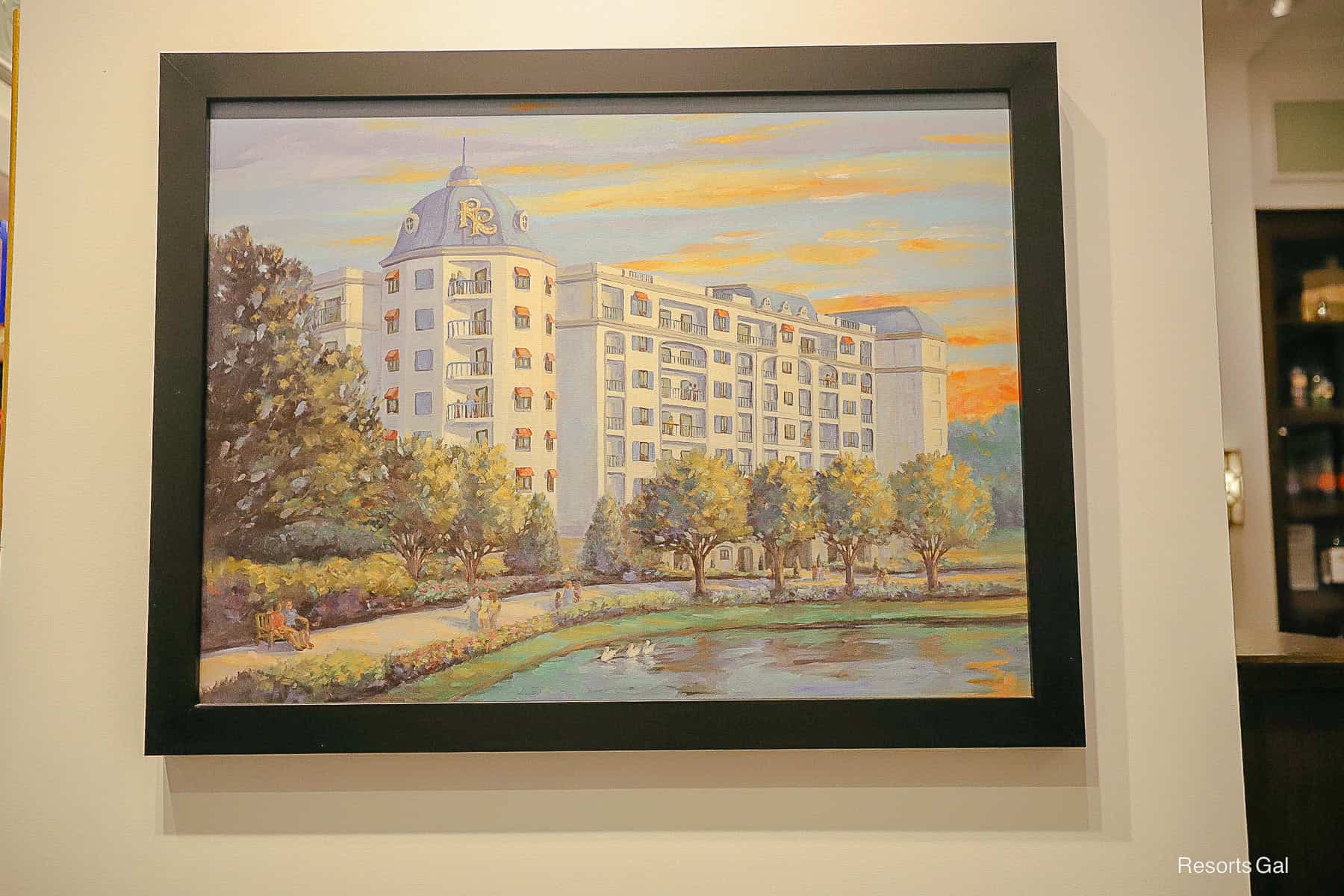 Riviera Resort signature painting