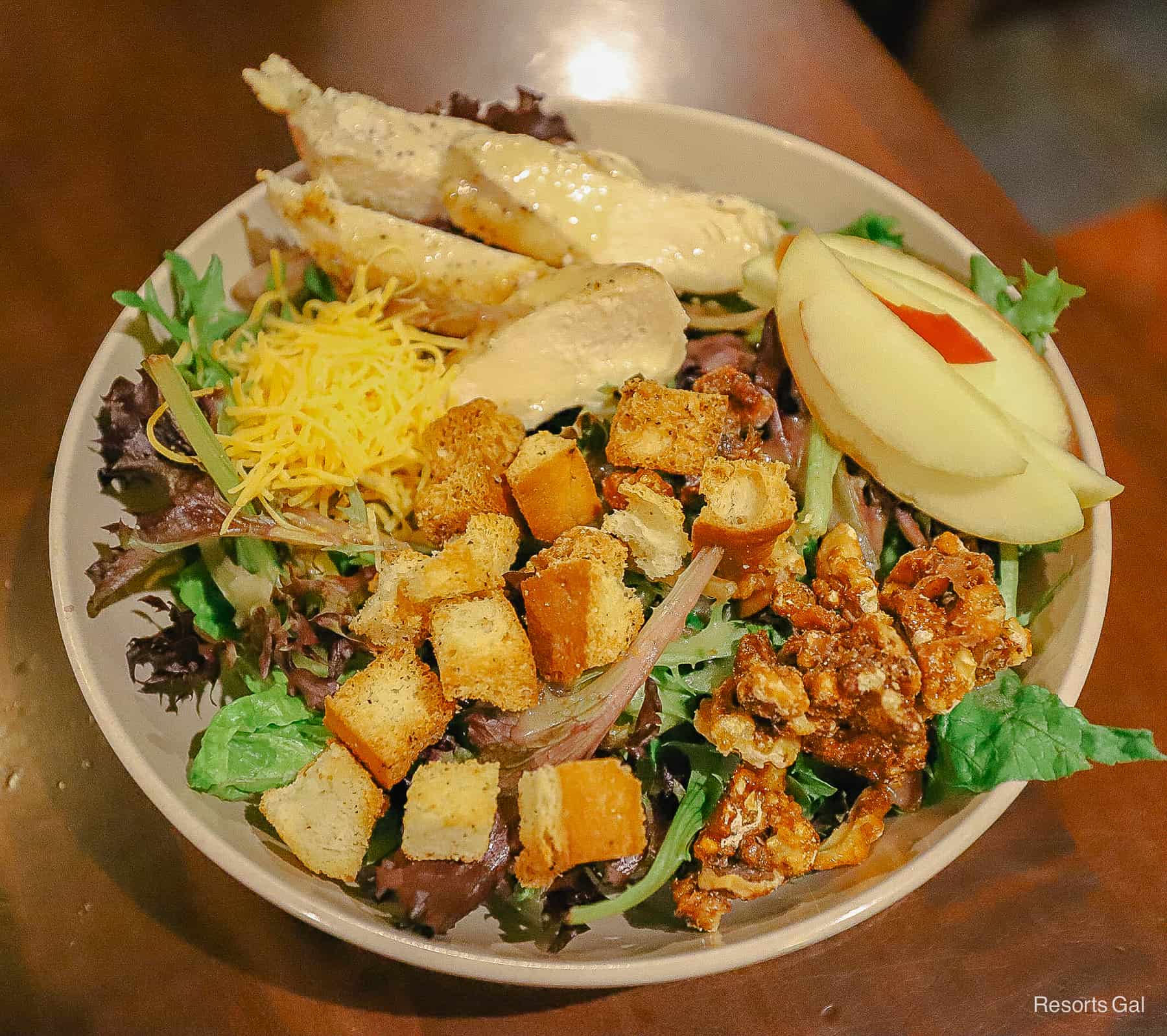 a salad from Roaring Fork quick service 