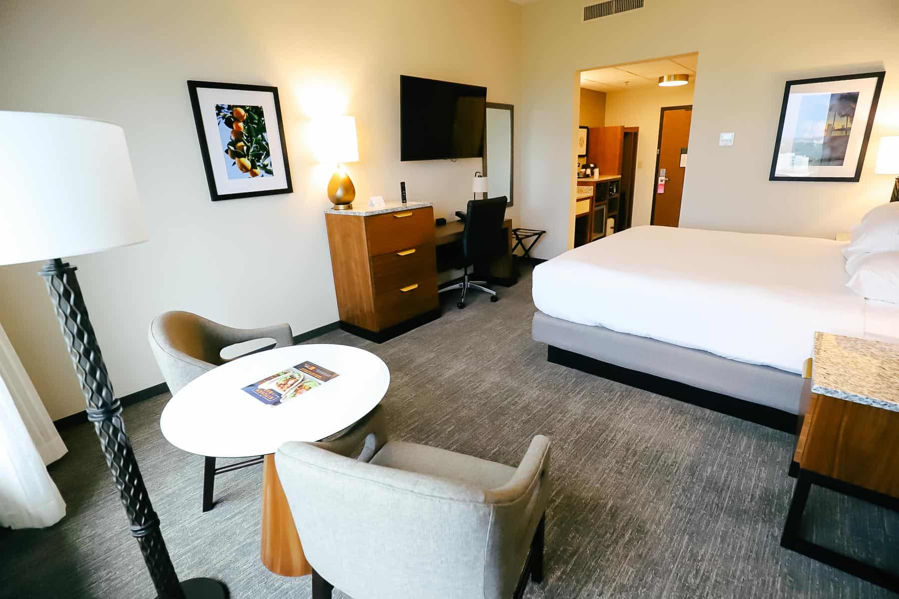 Room layout of Drury near Disney Springs 