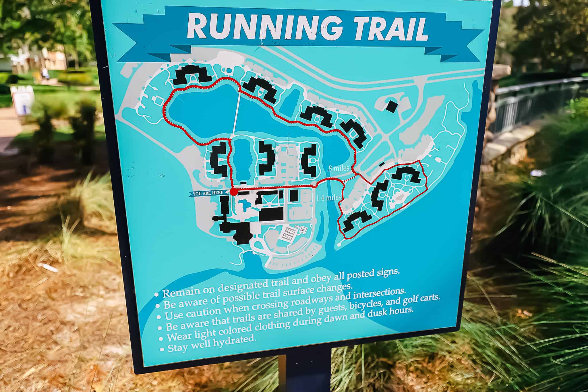 running trail map for Saratoga Springs 