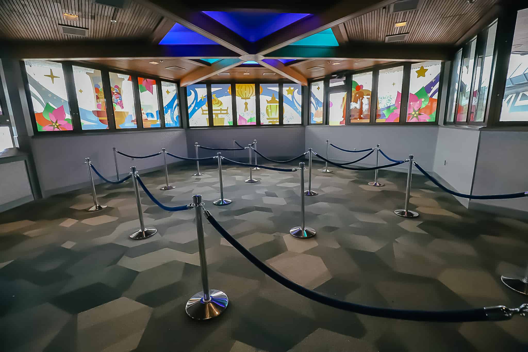 queue to meet Santa at Epcot