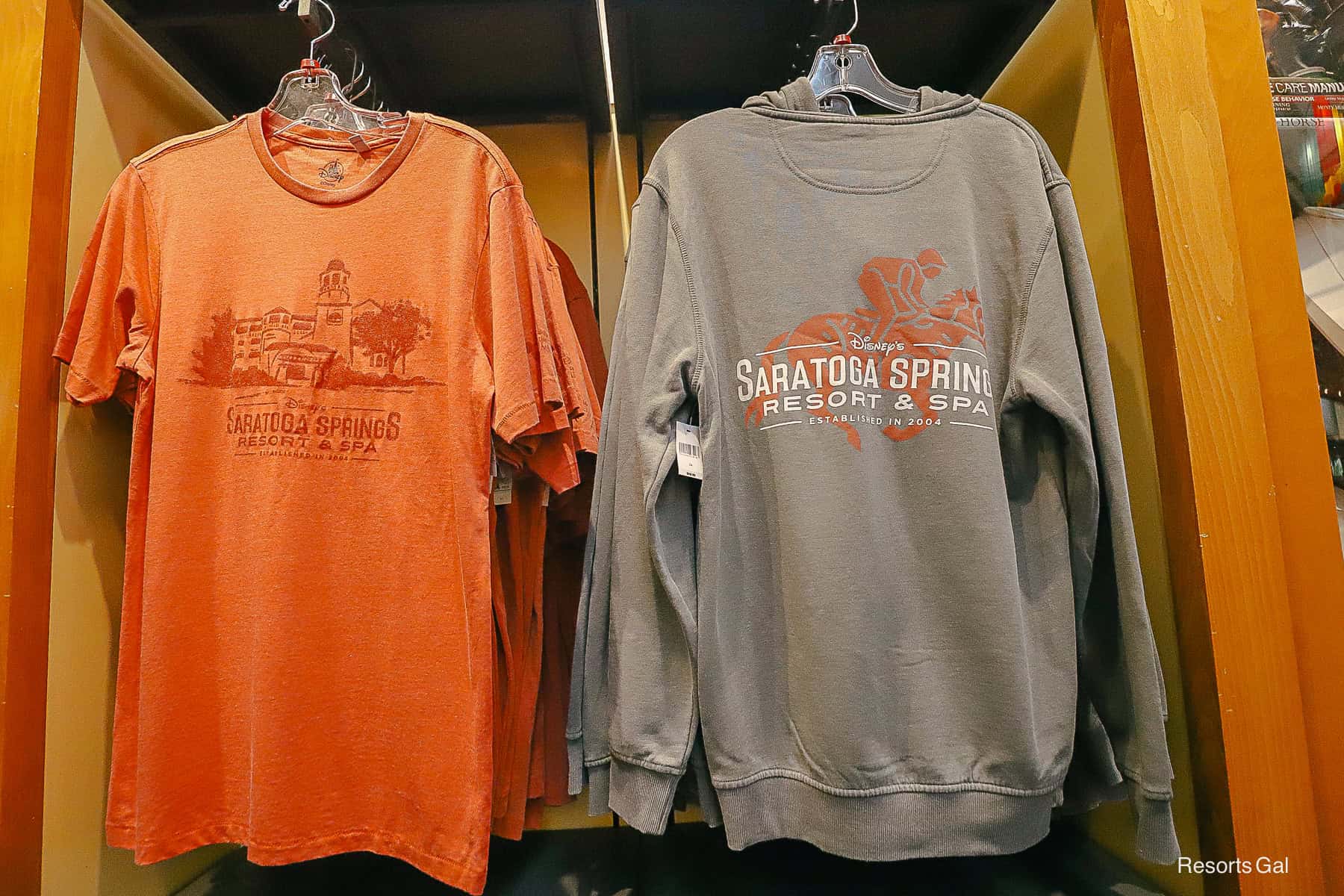 a red t-shirt with an embossed design 