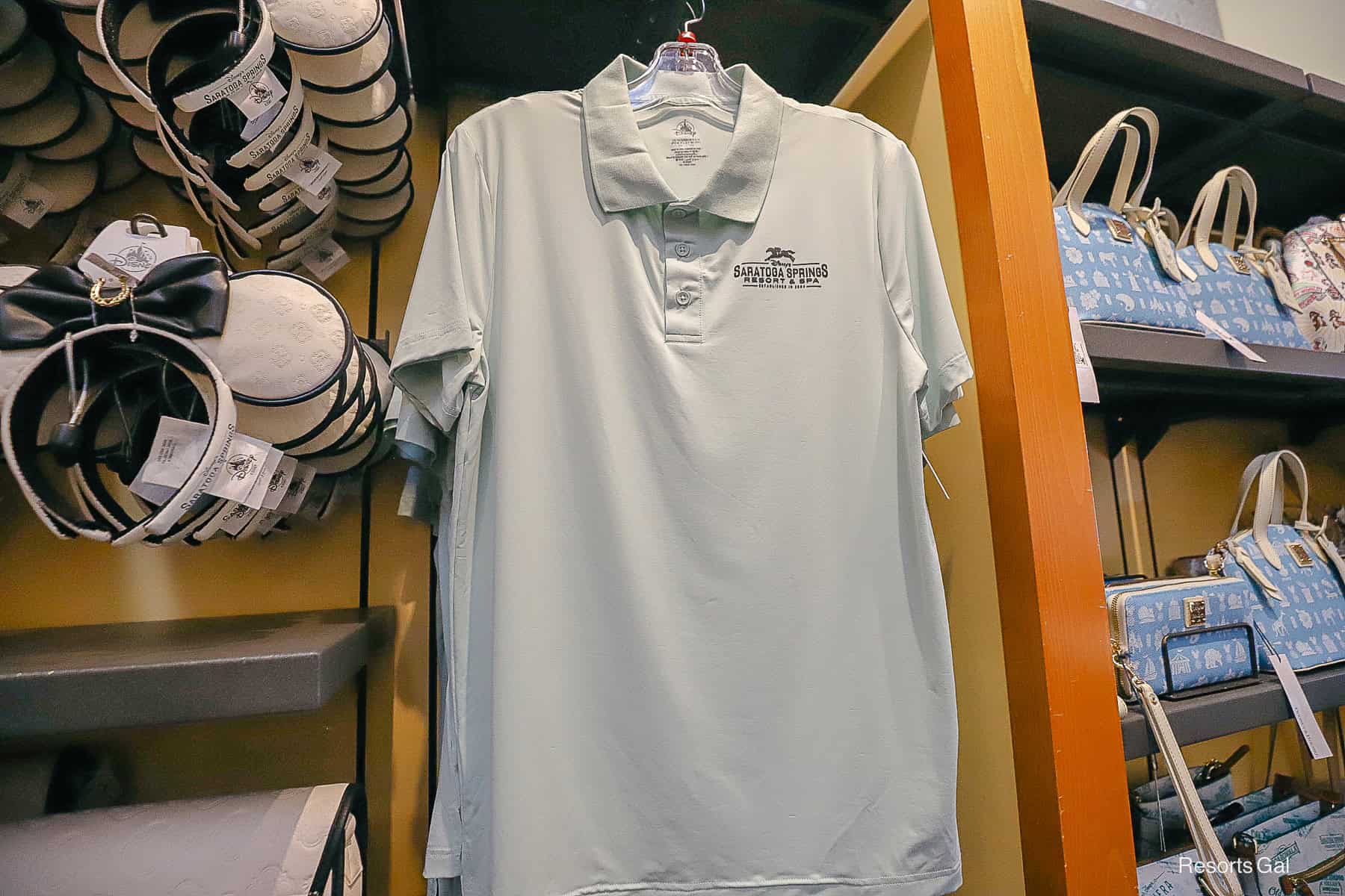 a three button polo shirt 