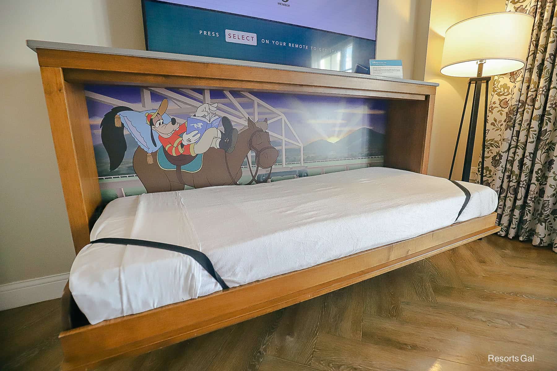 single pull down trundle bed